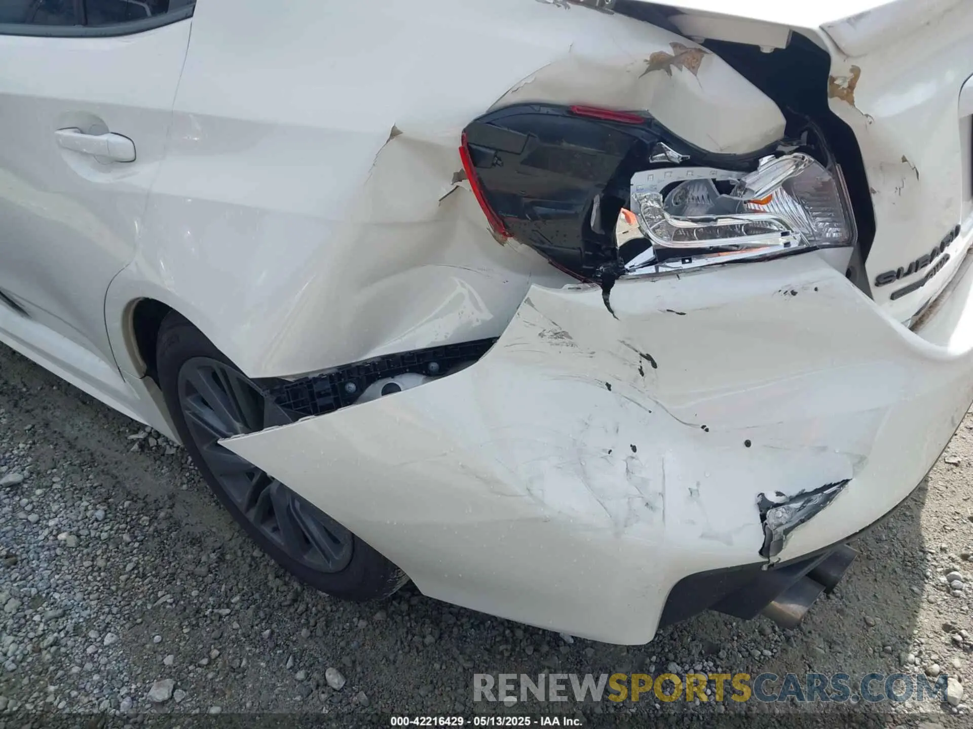 6 fotografías del automóvil dañado JF1VA1A62M9820986 SUBARU WRX 2021