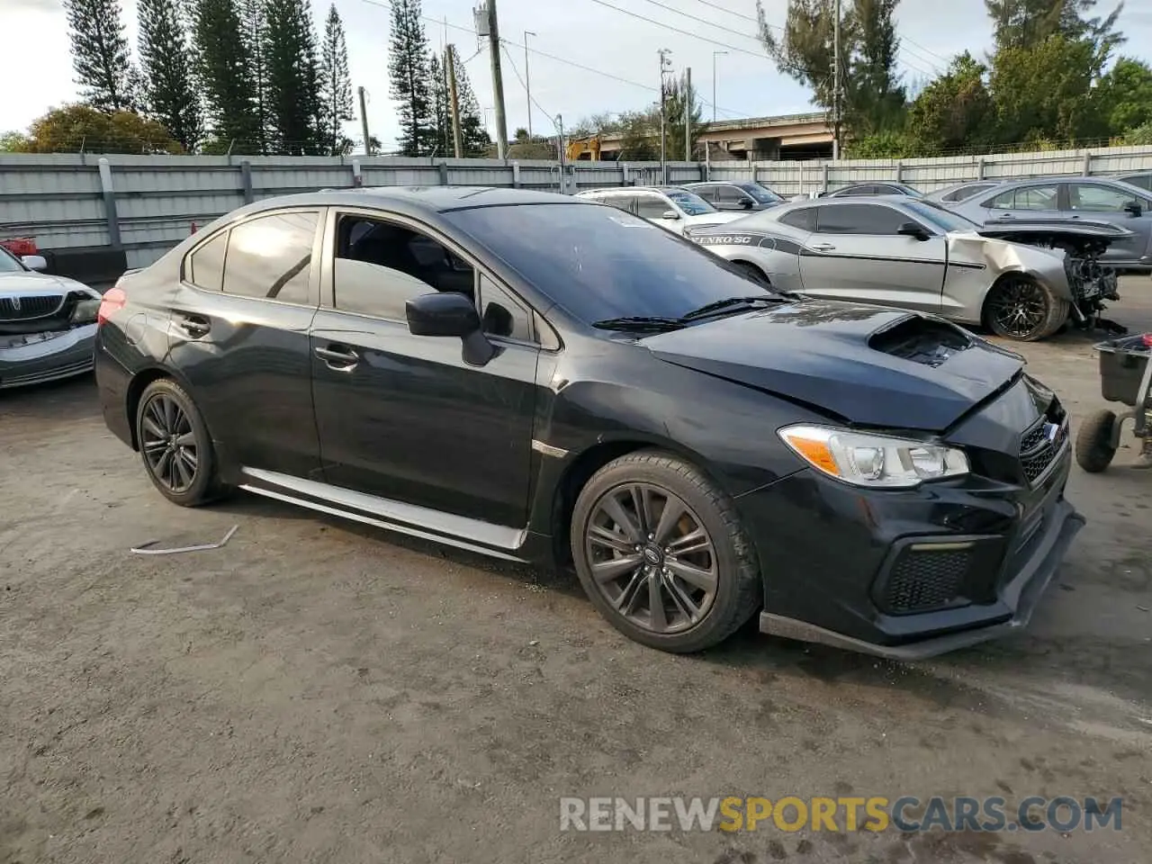 4 fotografías del automóvil dañado JF1VA1A67M9815878 SUBARU WRX 2021