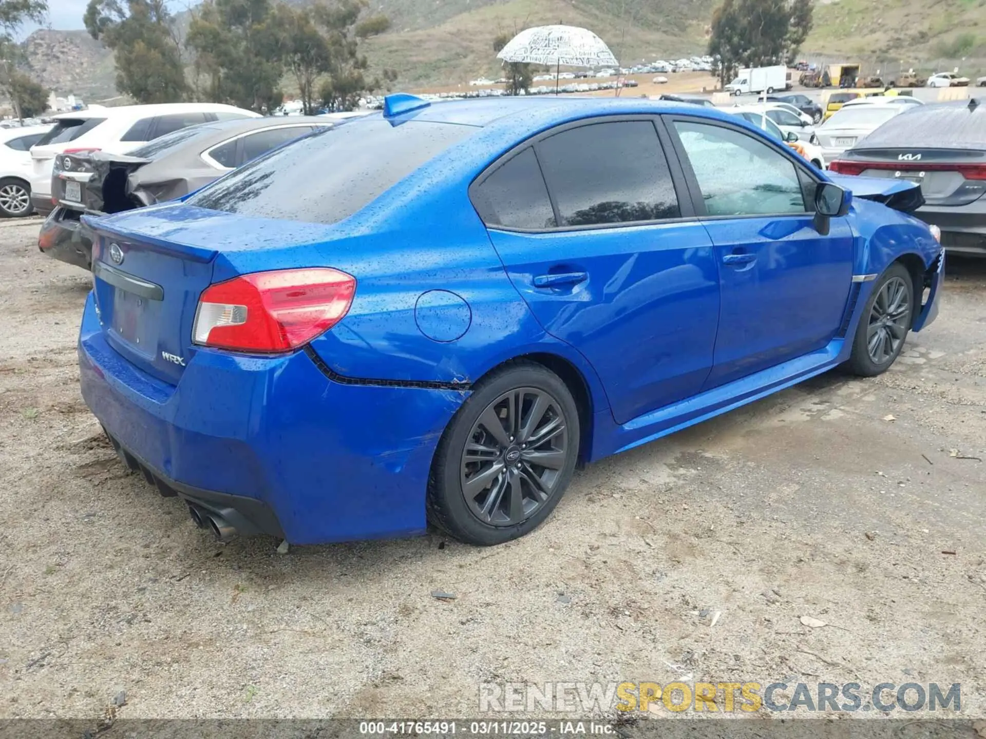 4 fotografías del automóvil dañado JF1VA1A68M9802718 SUBARU WRX 2021