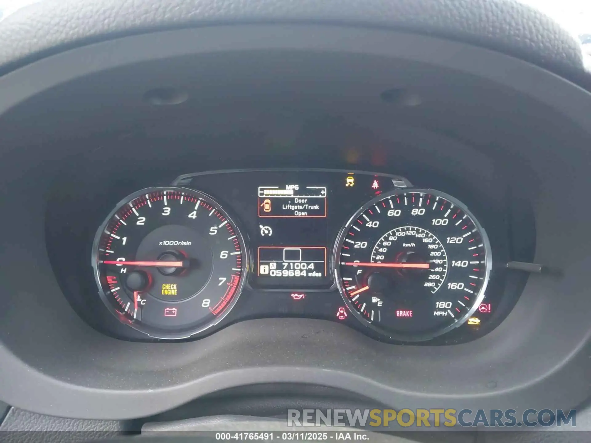 7 fotografías del automóvil dañado JF1VA1A68M9802718 SUBARU WRX 2021