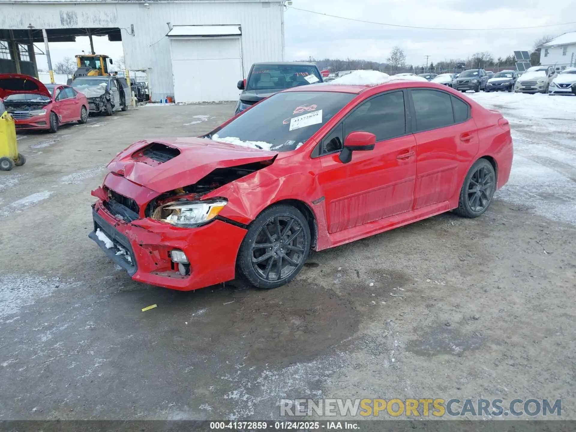 2 fotografías del automóvil dañado JF1VA1C63M9816507 SUBARU WRX 2021