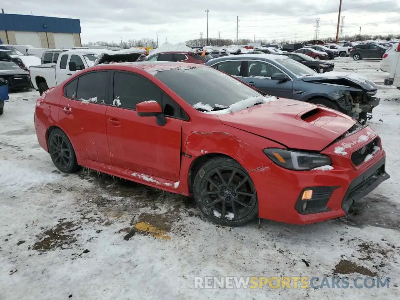 4 fotografías del automóvil dañado JF1VA1C63M9817091 SUBARU WRX 2021