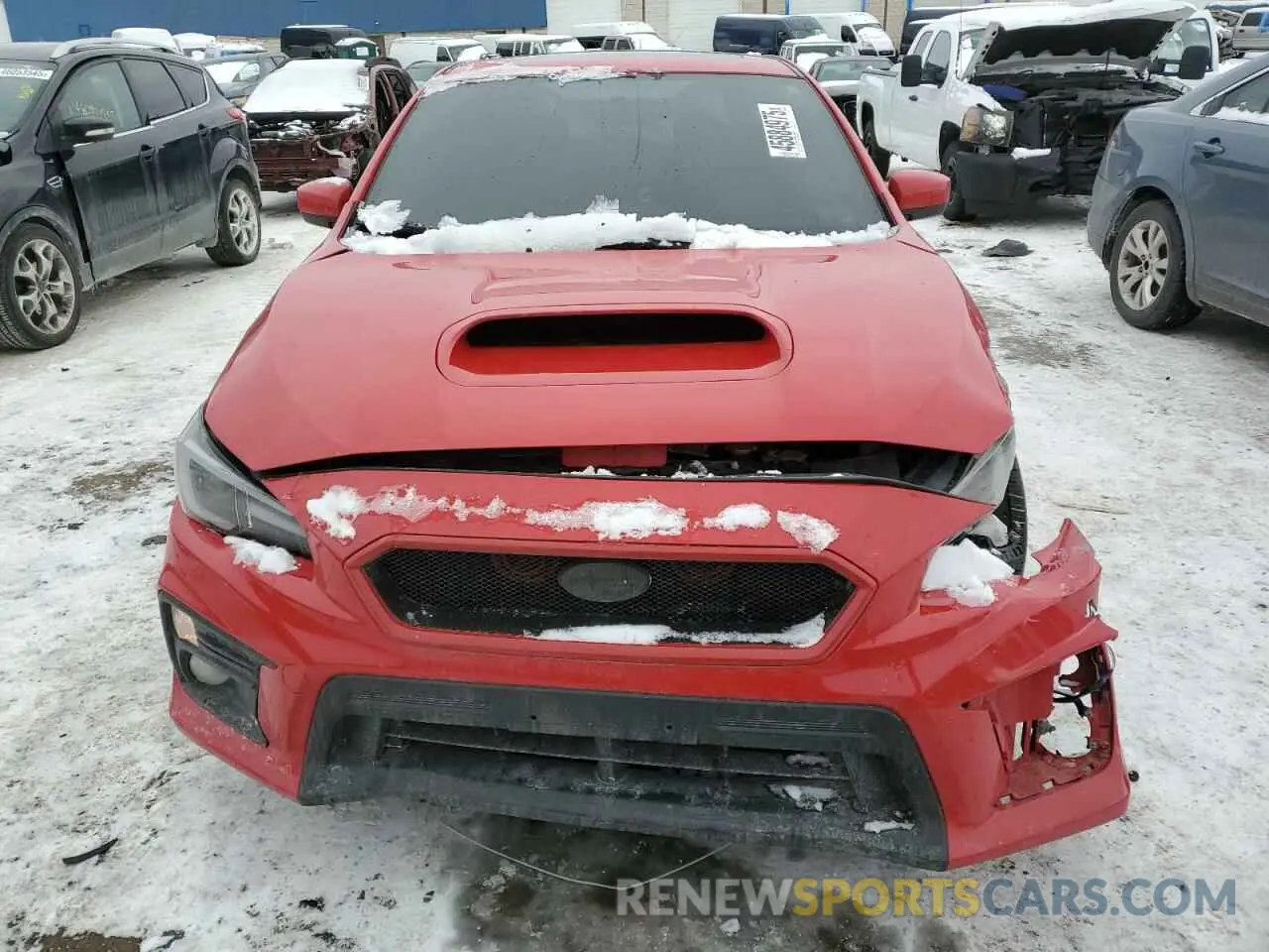 5 fotografías del automóvil dañado JF1VA1C63M9817091 SUBARU WRX 2021
