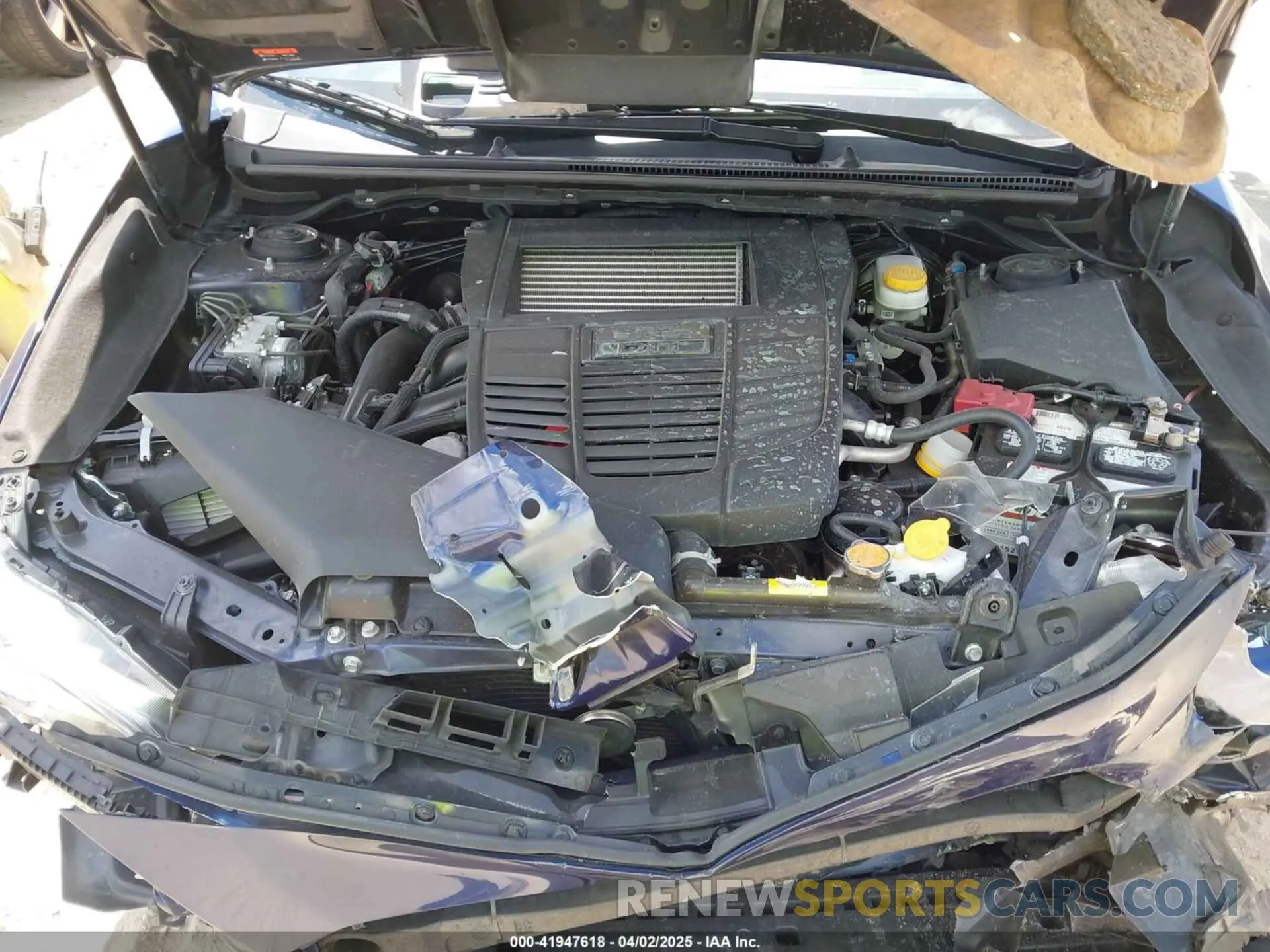 10 fotografías del automóvil dañado JF1VA1C66M9823354 SUBARU WRX 2021
