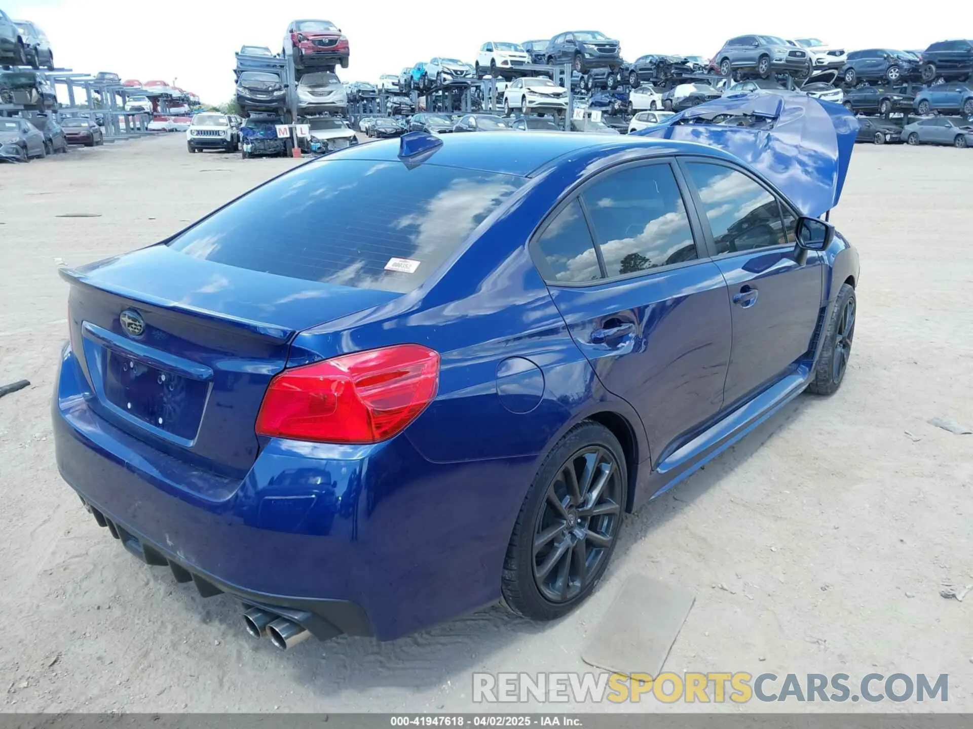 4 fotografías del automóvil dañado JF1VA1C66M9823354 SUBARU WRX 2021