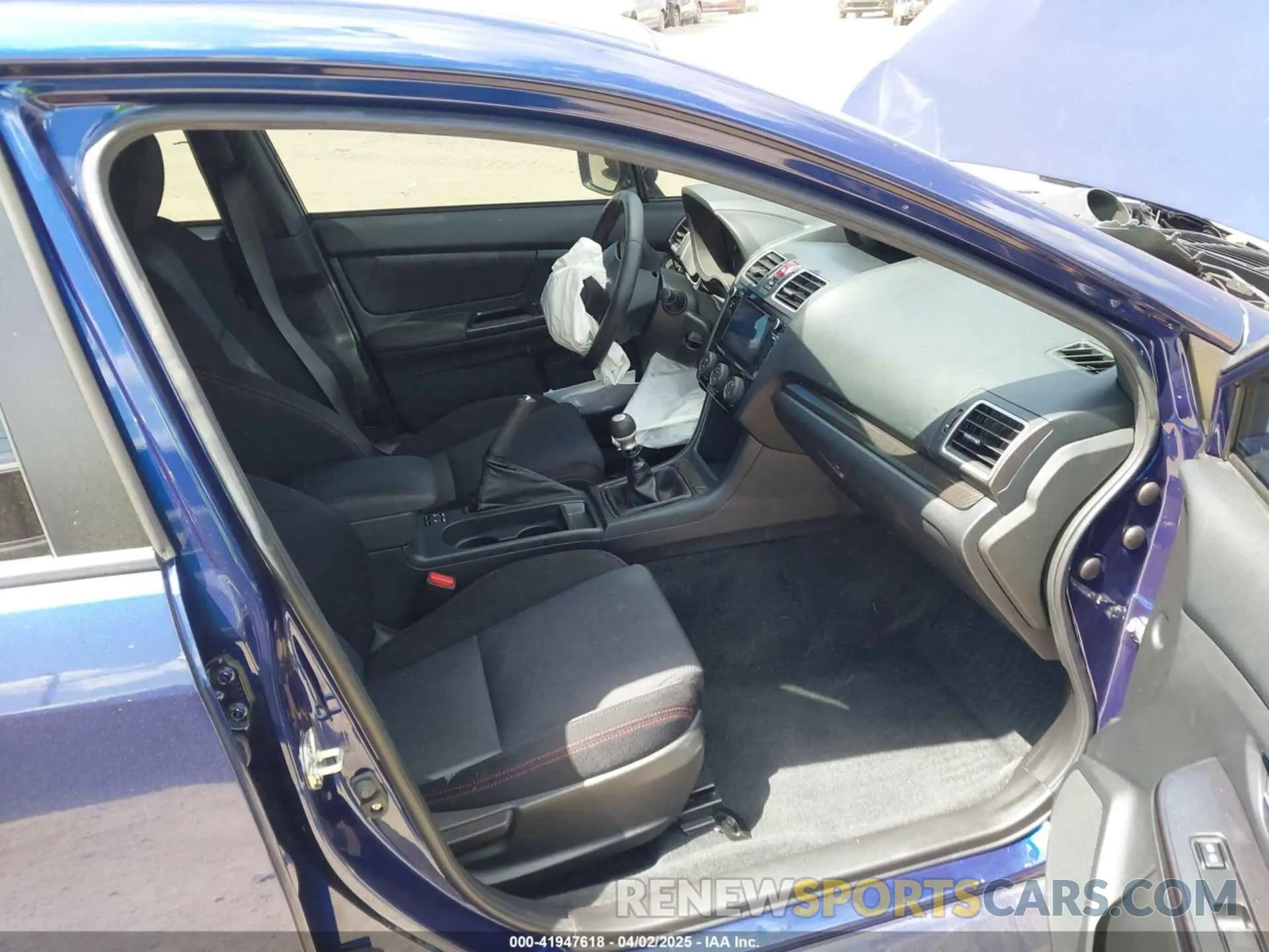 5 fotografías del automóvil dañado JF1VA1C66M9823354 SUBARU WRX 2021