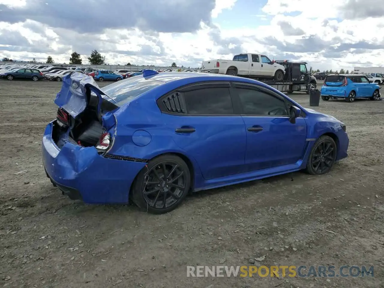 3 fotografías del automóvil dañado JF1VA1C66M9823810 SUBARU WRX 2021