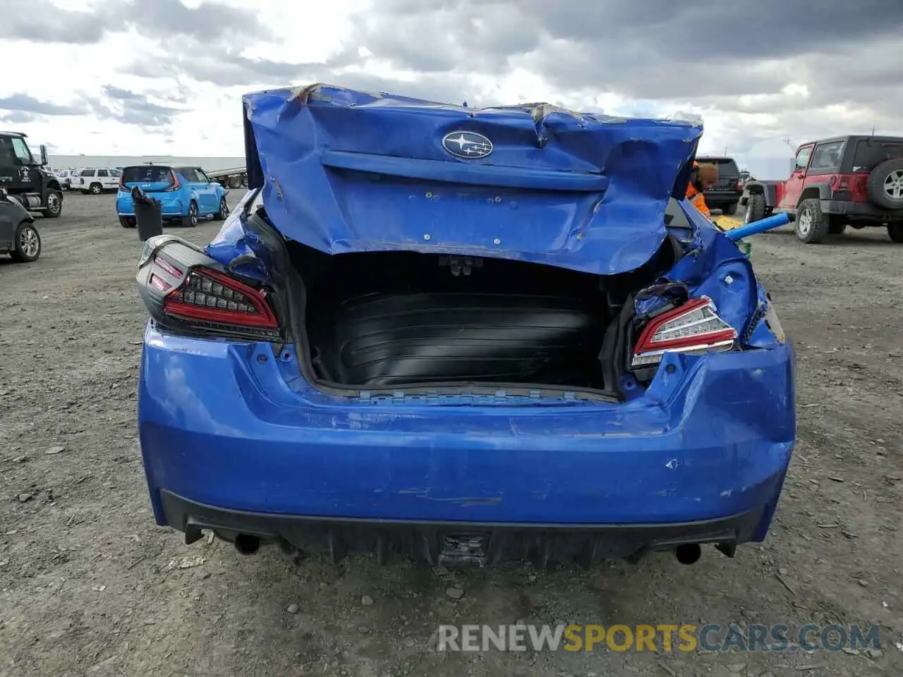 6 fotografías del automóvil dañado JF1VA1C66M9823810 SUBARU WRX 2021