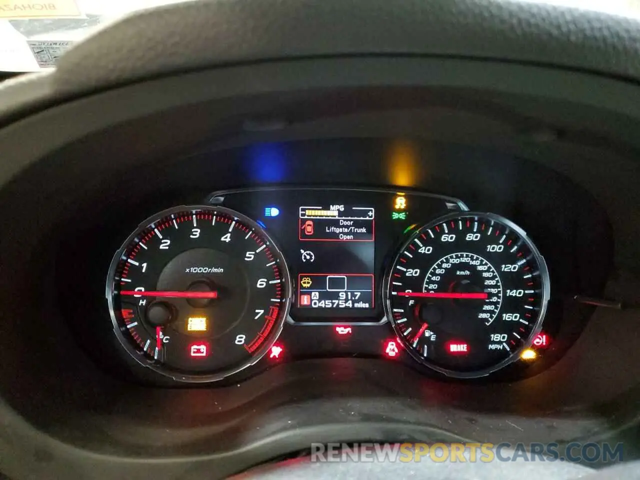 9 fotografías del automóvil dañado JF1VA1C69M9802188 SUBARU WRX 2021