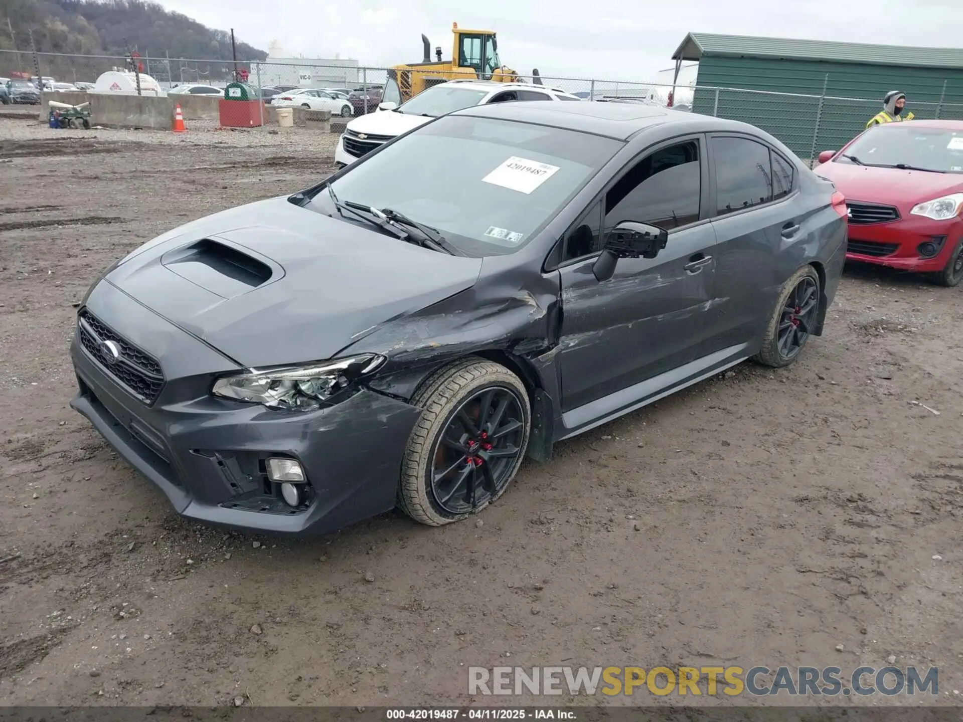 2 fotografías del automóvil dañado JF1VA1C6XM9814852 SUBARU WRX 2021