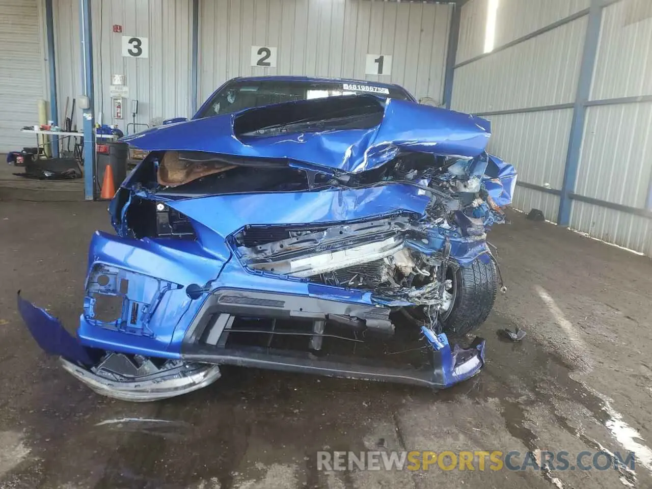 5 fotografías del automóvil dañado JF1VA2E66M9801549 SUBARU WRX 2021