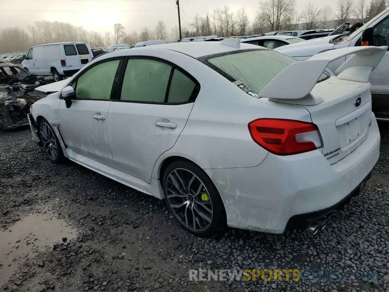 2 fotografías del automóvil dañado JF1VA2S69M9811240 SUBARU WRX 2021