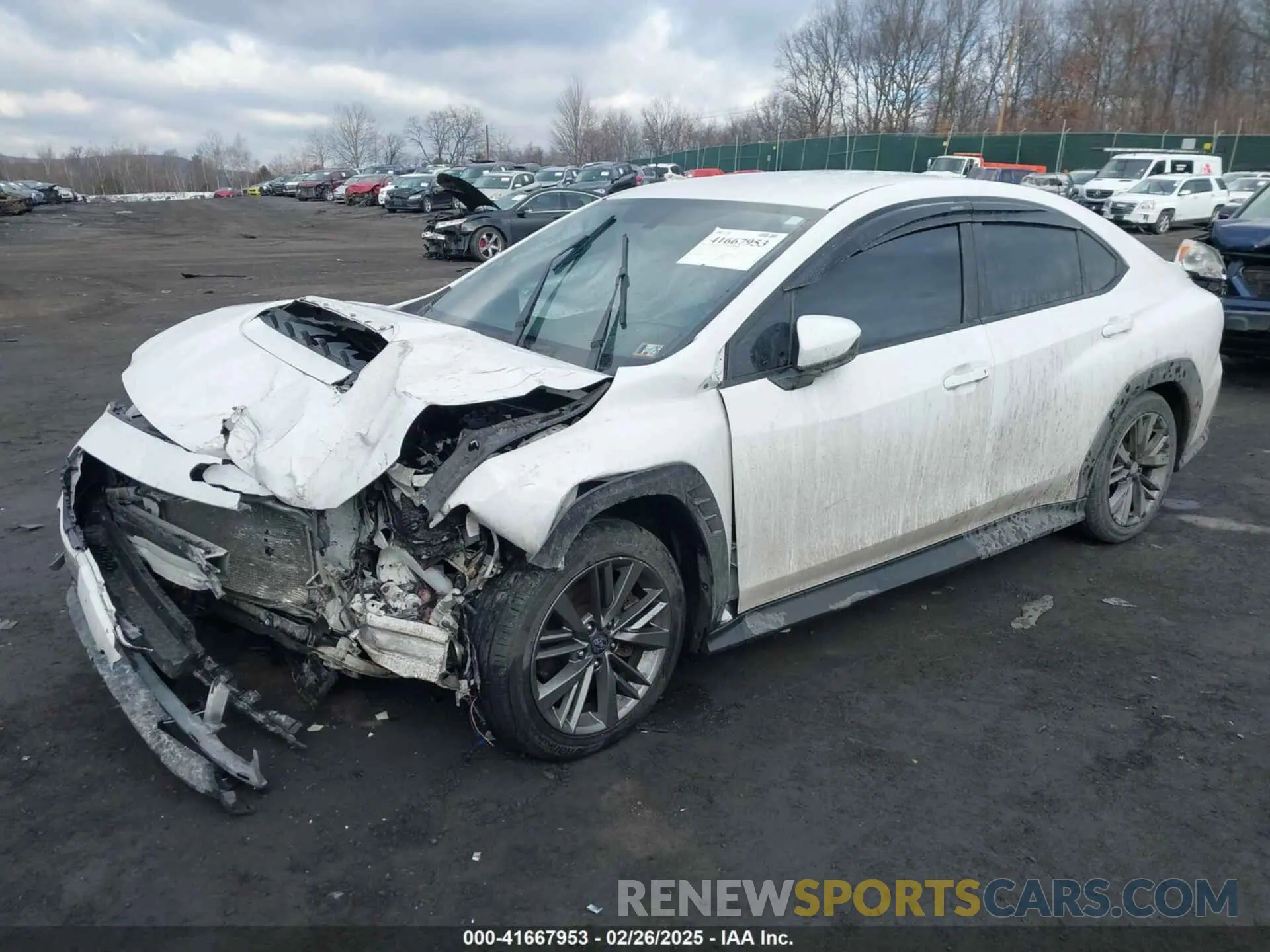2 fotografías del automóvil dañado JF1VBAA60N9002705 SUBARU WRX 2022