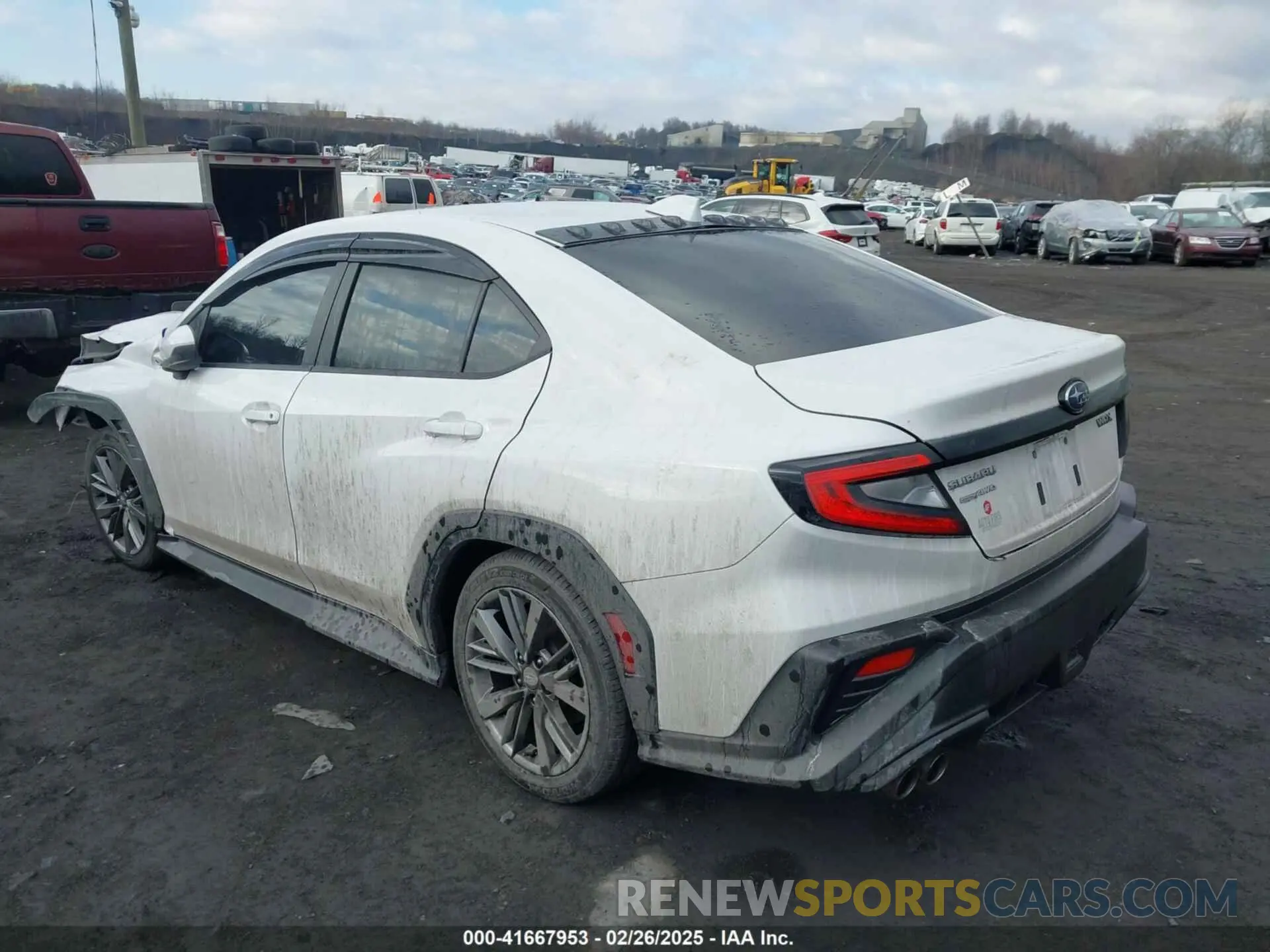 3 fotografías del automóvil dañado JF1VBAA60N9002705 SUBARU WRX 2022