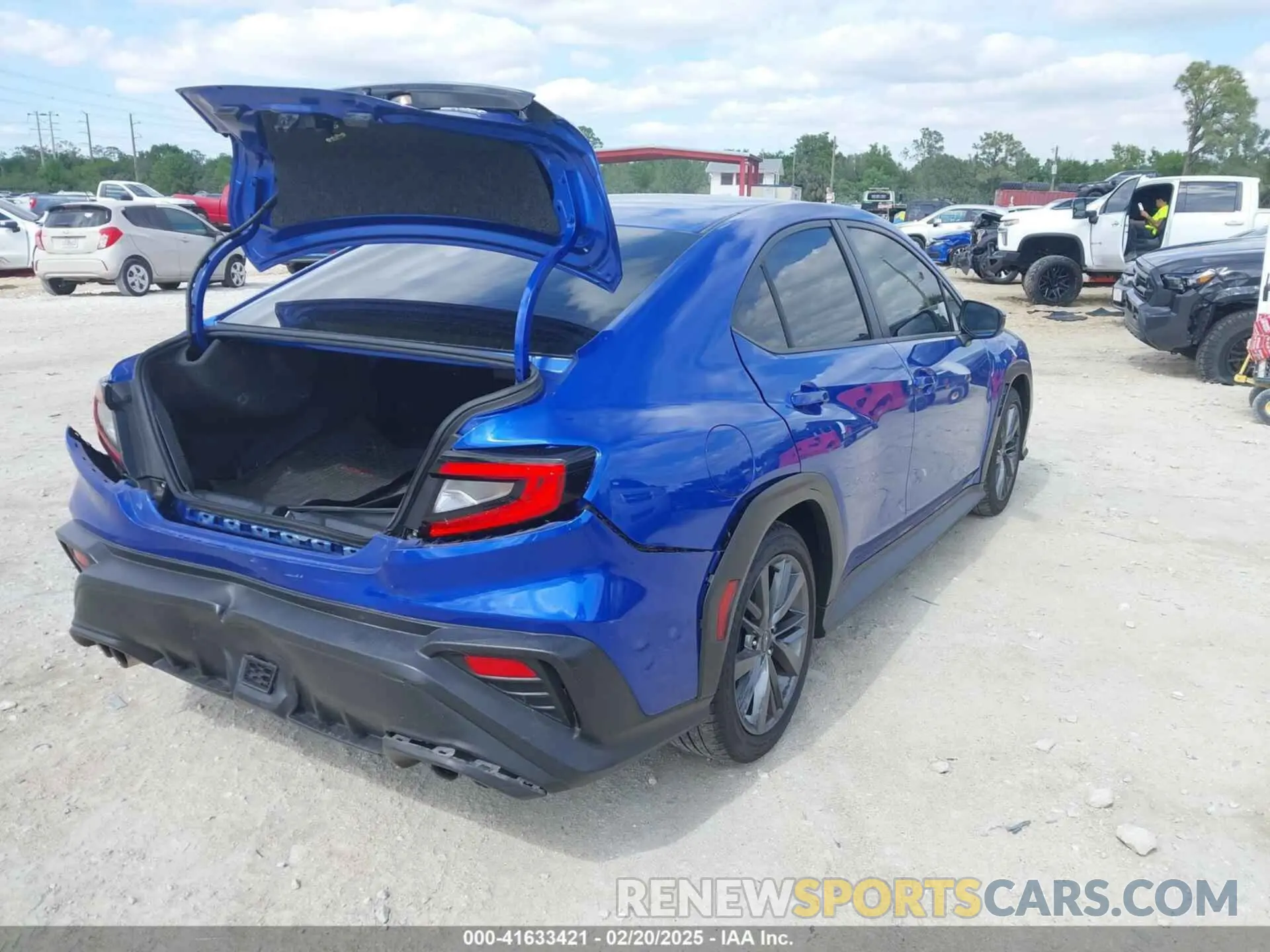 4 fotografías del automóvil dañado JF1VBAA60N9016362 SUBARU WRX 2022