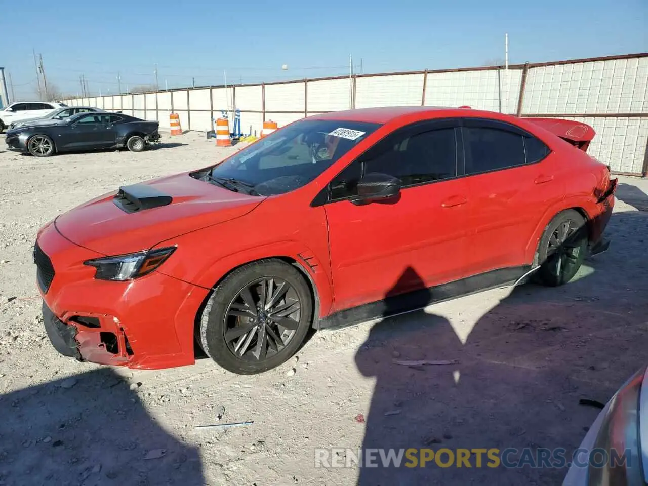 1 fotografías del automóvil dañado JF1VBAA60N9022338 SUBARU WRX 2022