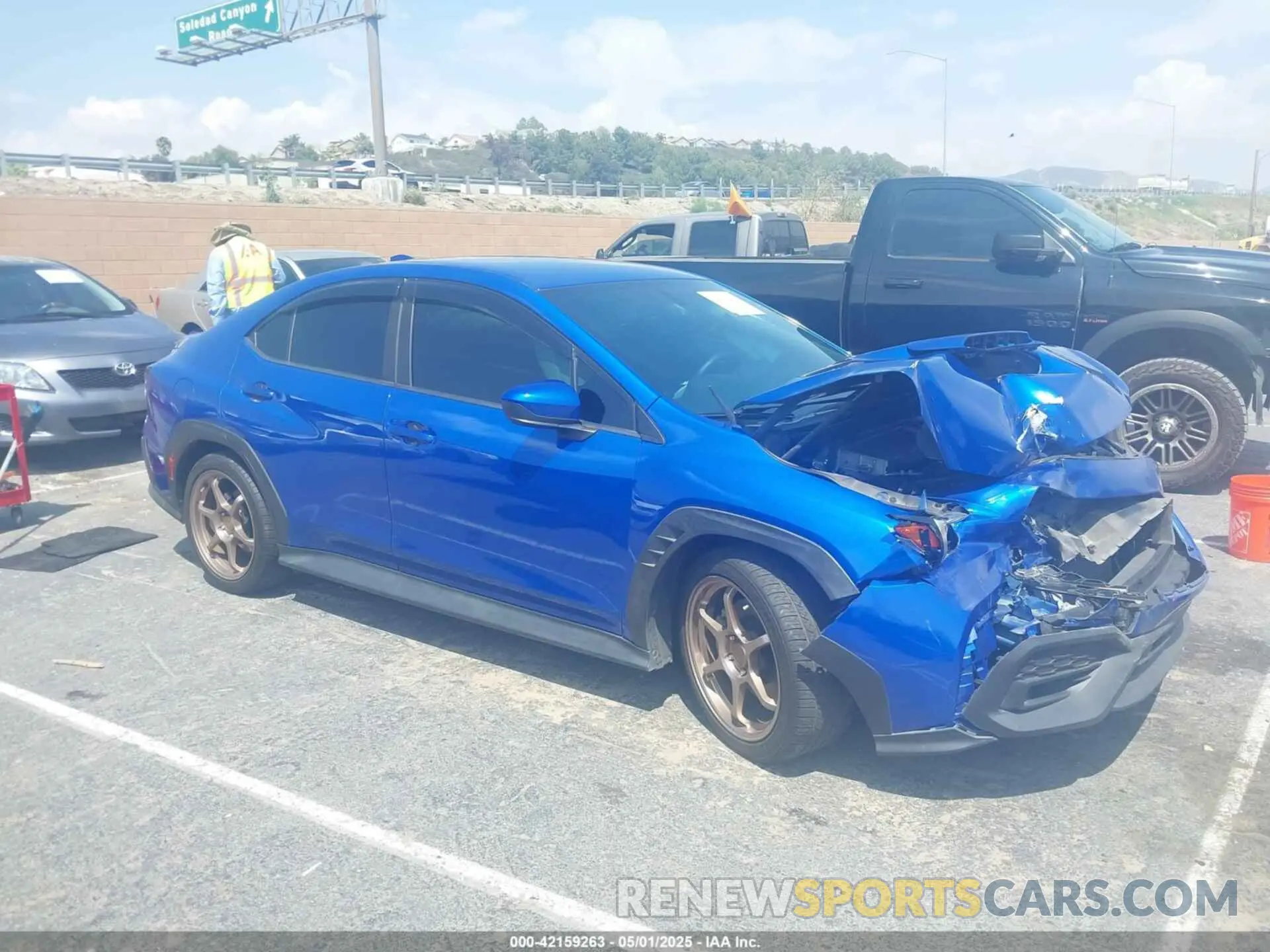 1 fotografías del automóvil dañado JF1VBAA64N9002223 SUBARU WRX 2022