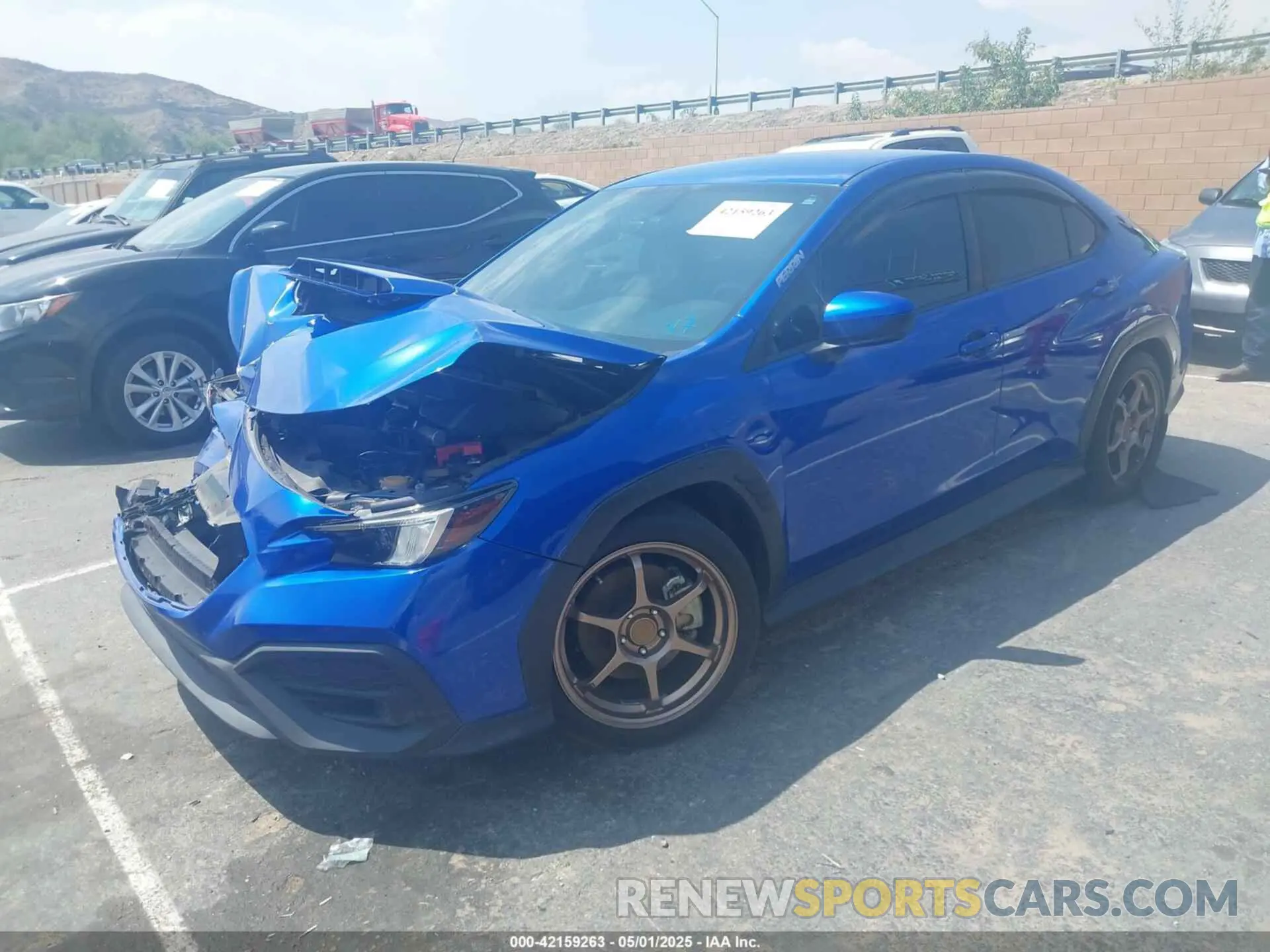 2 fotografías del automóvil dañado JF1VBAA64N9002223 SUBARU WRX 2022