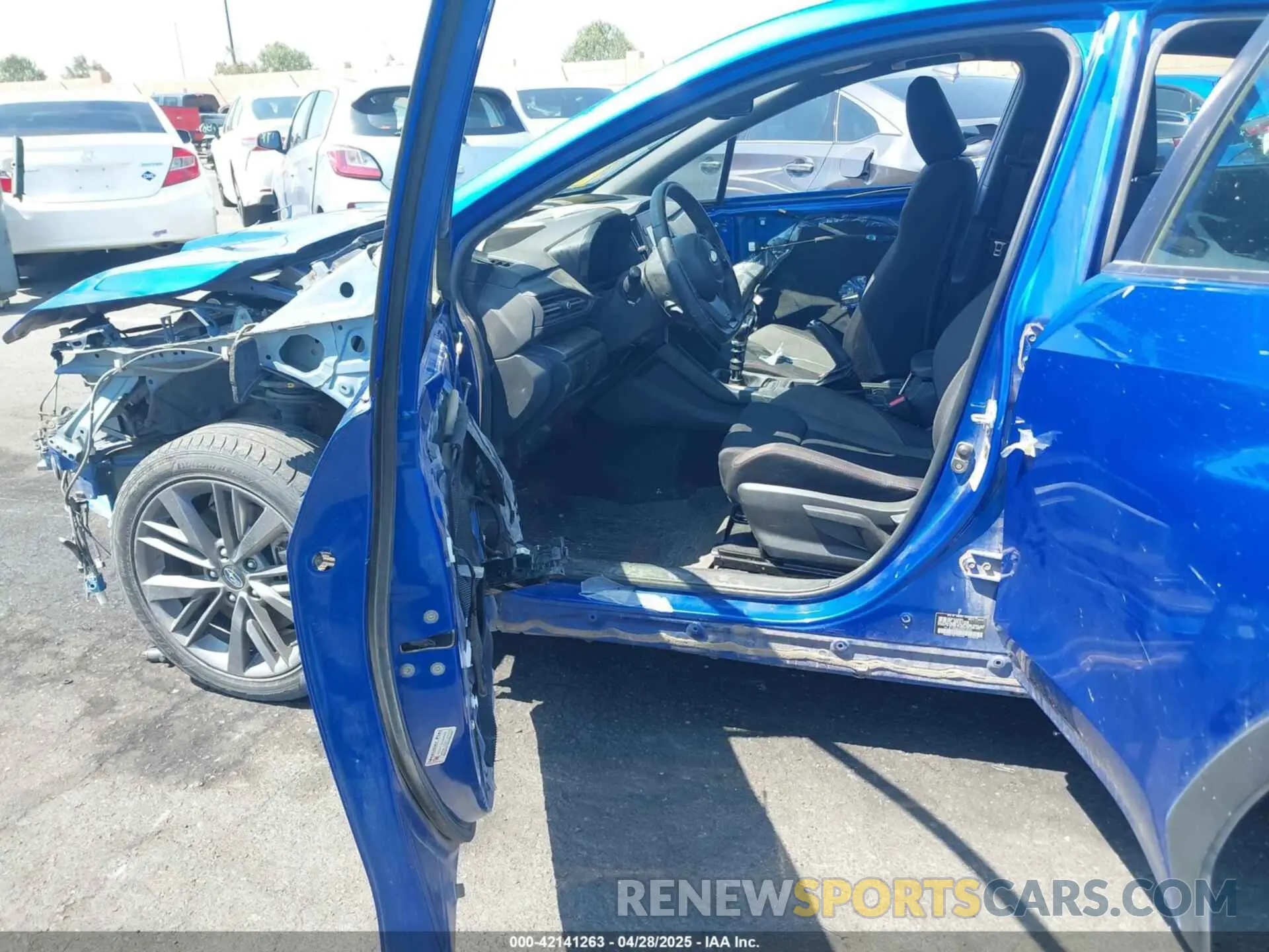 5 fotografías del automóvil dañado JF1VBAA64N9024903 SUBARU WRX 2022