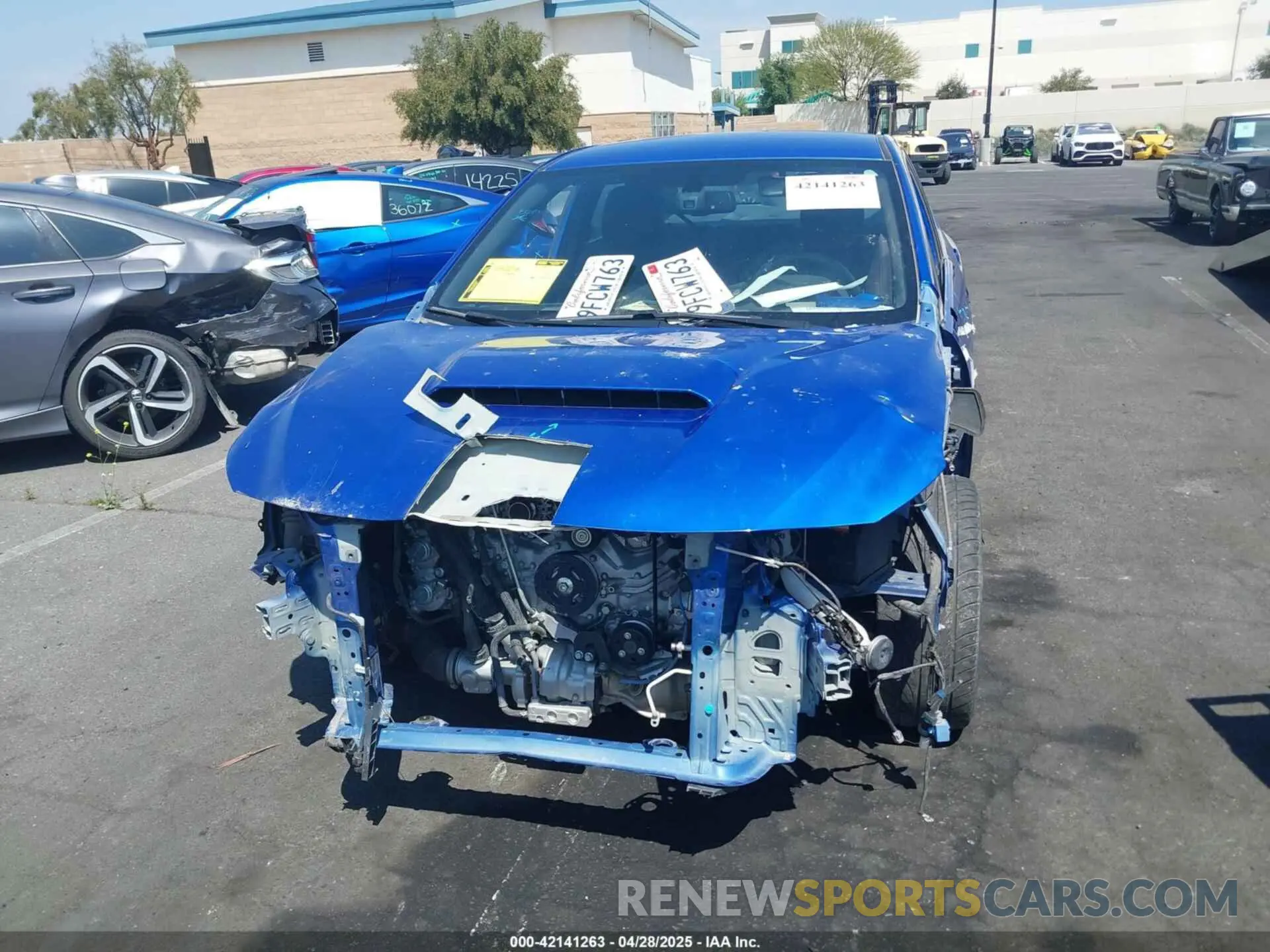 6 fotografías del automóvil dañado JF1VBAA64N9024903 SUBARU WRX 2022