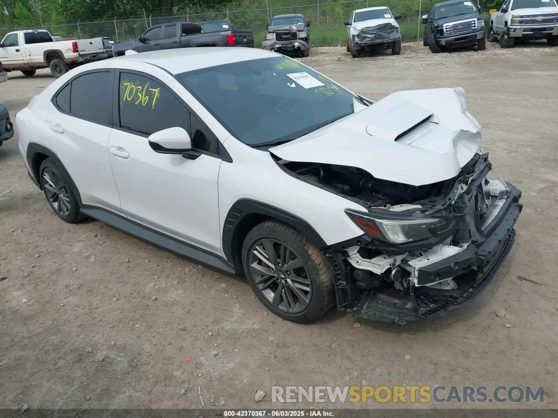 1 fotografías del automóvil dañado JF1VBAA65N9006233 SUBARU WRX 2022