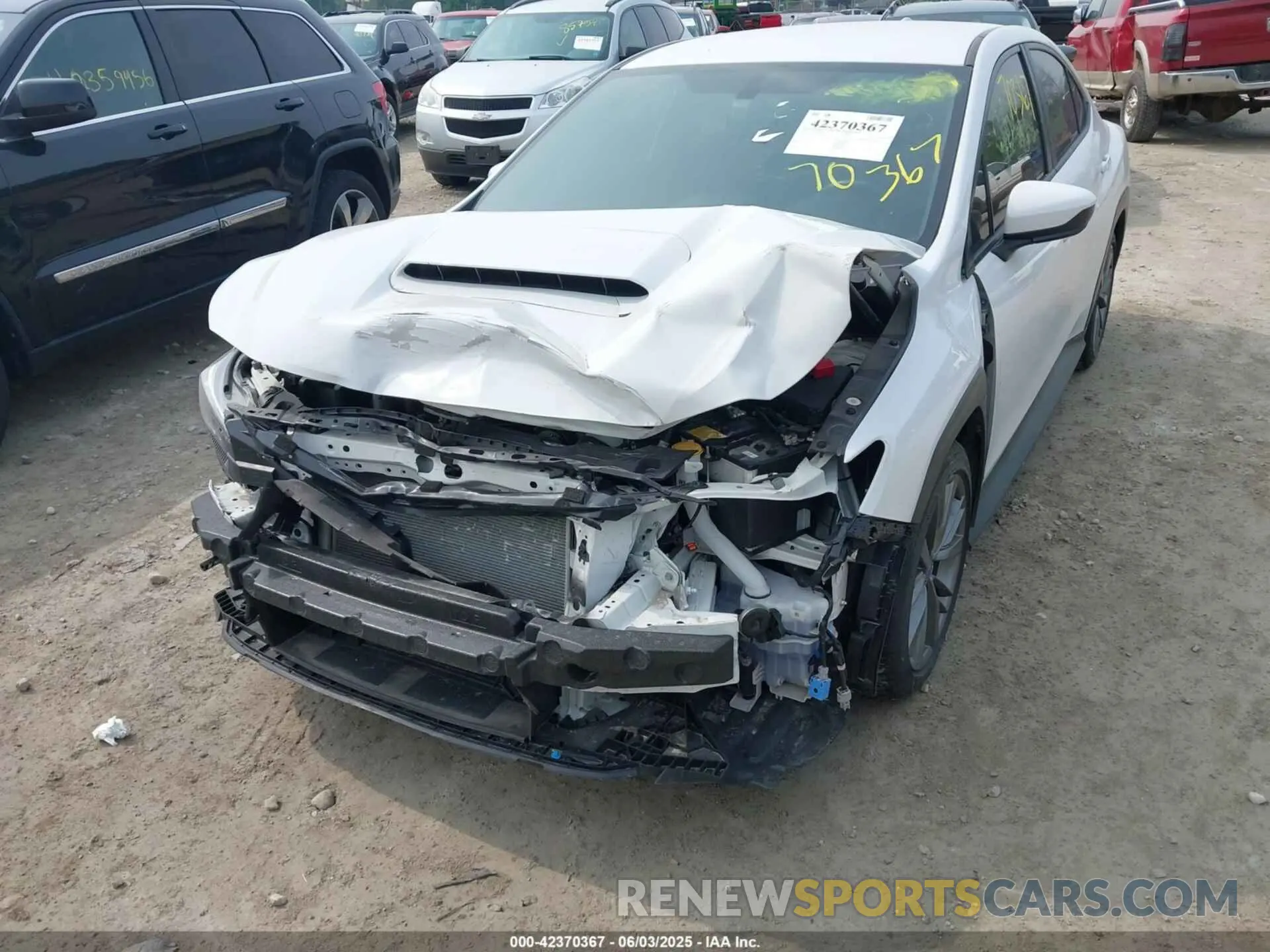 6 fotografías del automóvil dañado JF1VBAA65N9006233 SUBARU WRX 2022