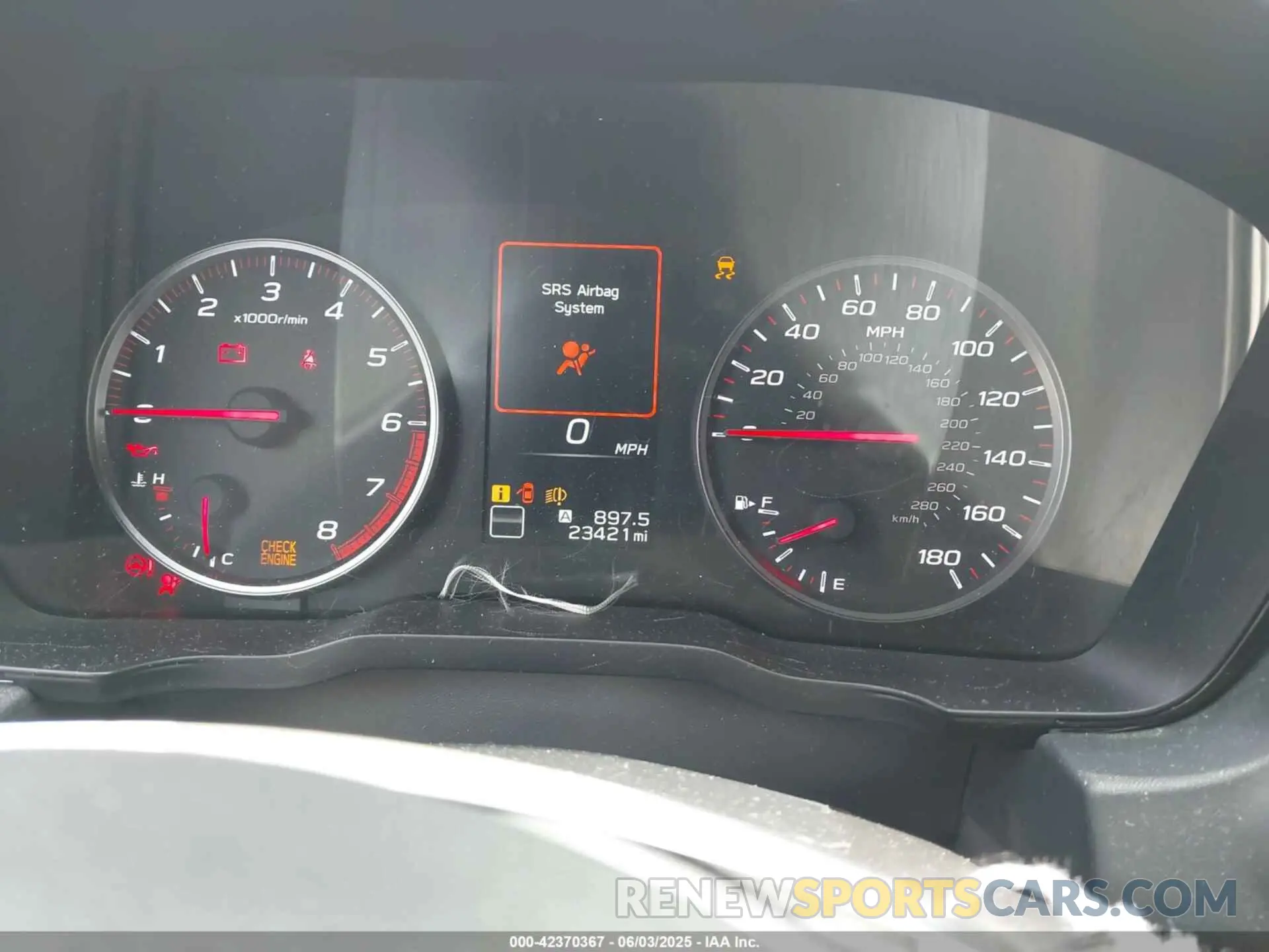 7 fotografías del automóvil dañado JF1VBAA65N9006233 SUBARU WRX 2022