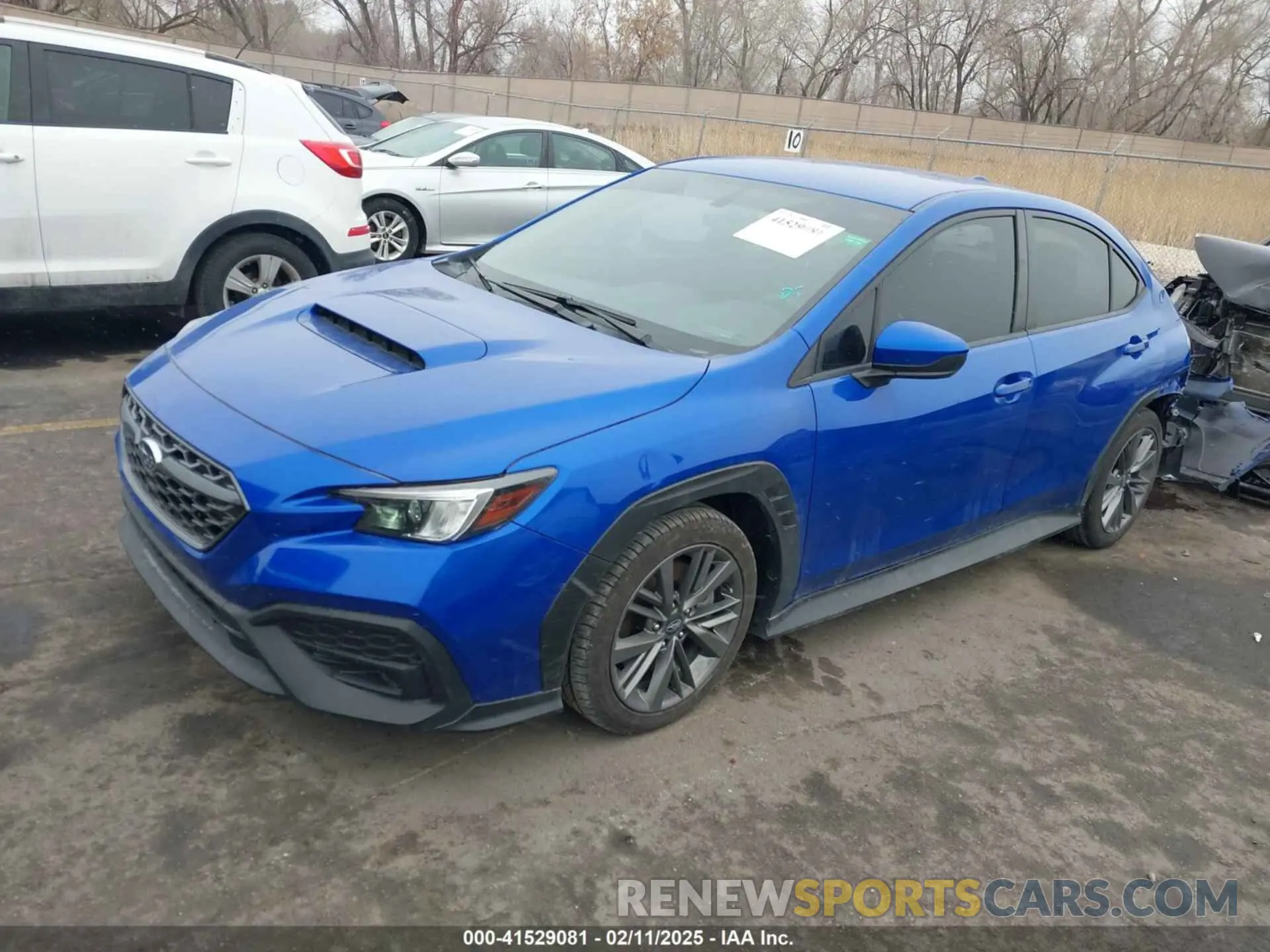 2 fotografías del automóvil dañado JF1VBAA65N9013795 SUBARU WRX 2022