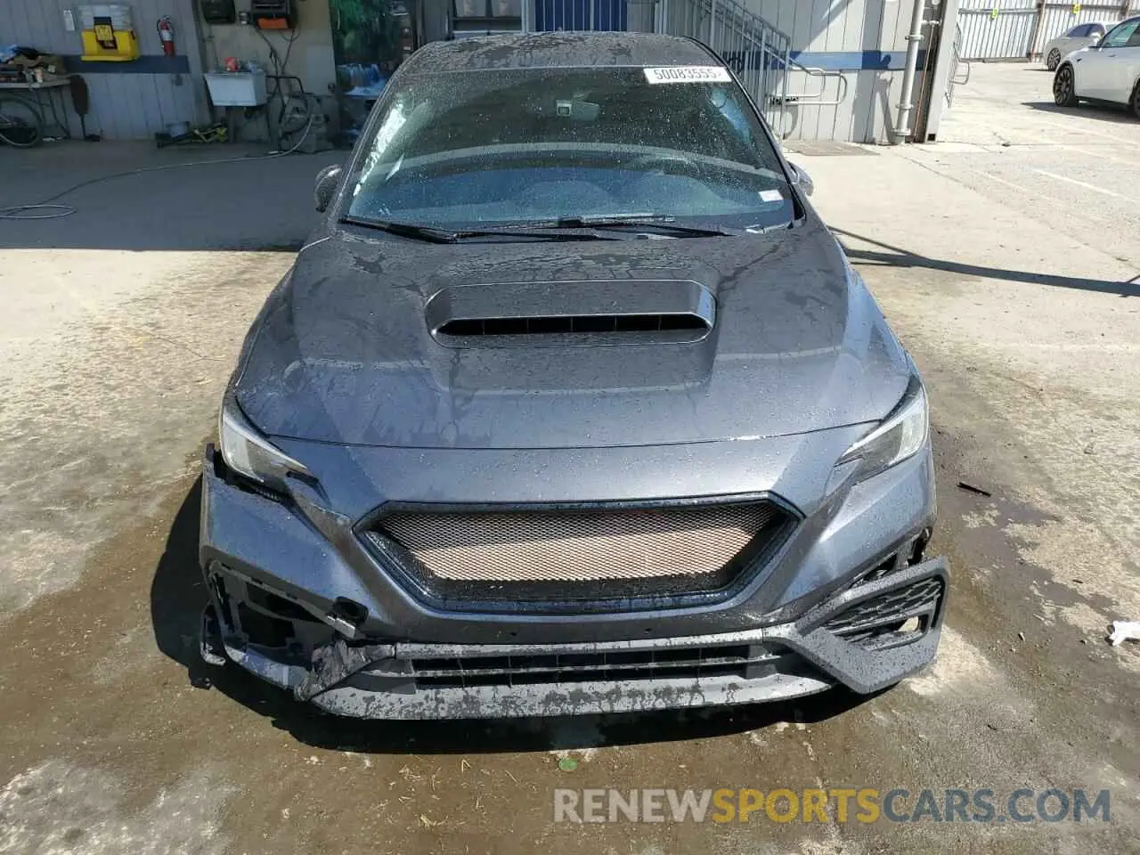 5 fotografías del automóvil dañado JF1VBAA68N9008879 SUBARU WRX 2022