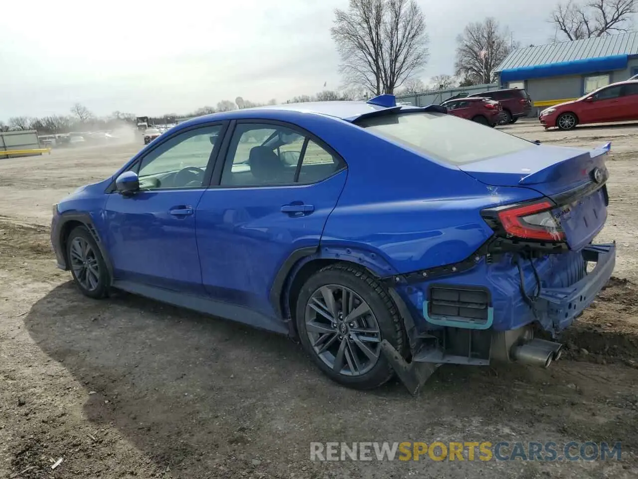 2 fotografías del automóvil dañado JF1VBAA68N9027433 SUBARU WRX 2022