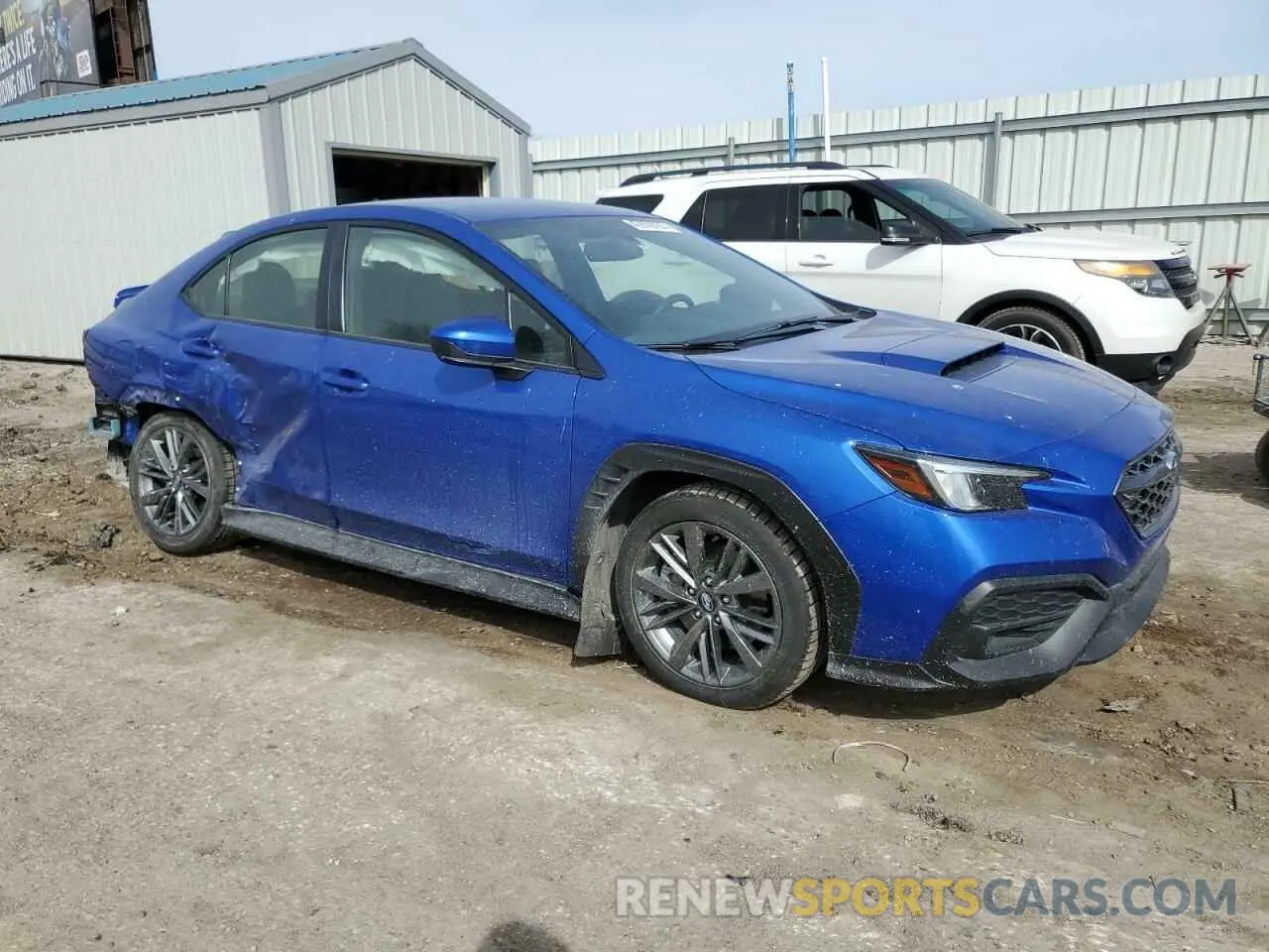 4 fotografías del automóvil dañado JF1VBAA68N9027433 SUBARU WRX 2022