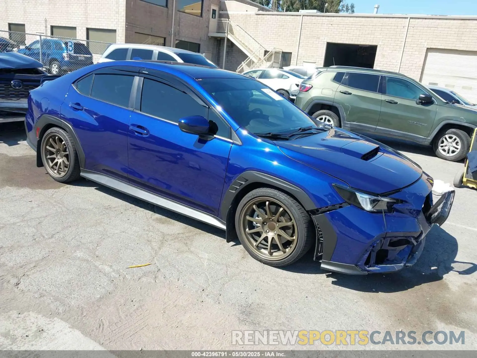 1 fotografías del automóvil dañado JF1VBAA6XN9017972 SUBARU WRX 2022