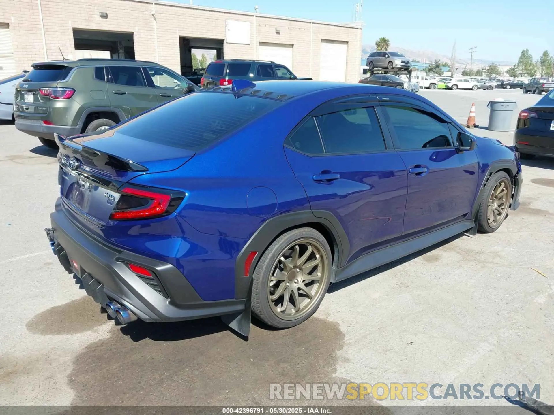 4 fotografías del automóvil dañado JF1VBAA6XN9017972 SUBARU WRX 2022
