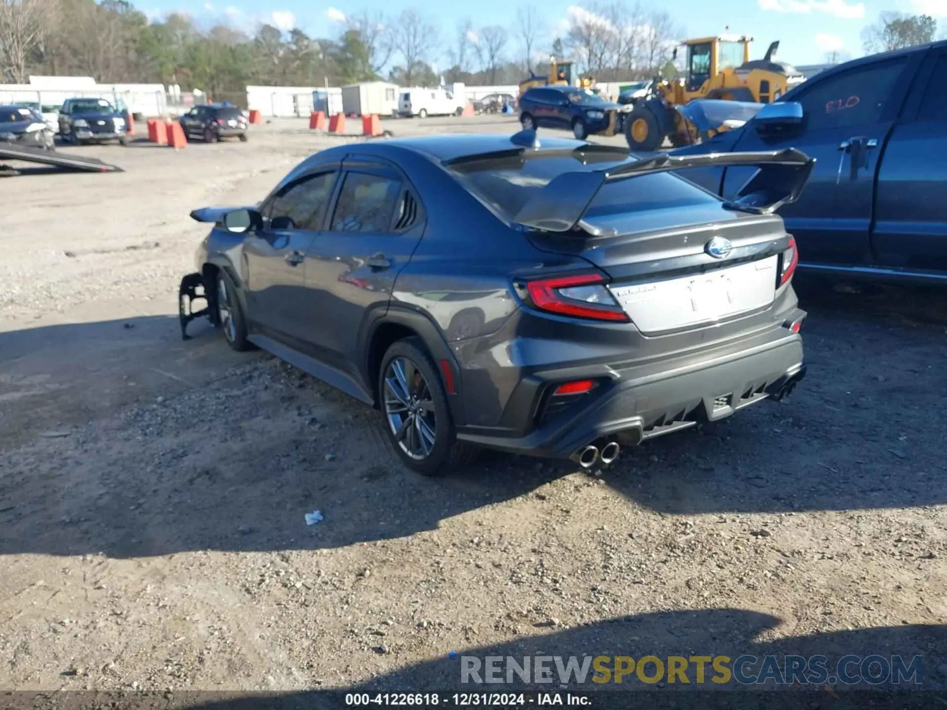 3 fotografías del automóvil dañado JF1VBAB65N8018712 SUBARU WRX 2022