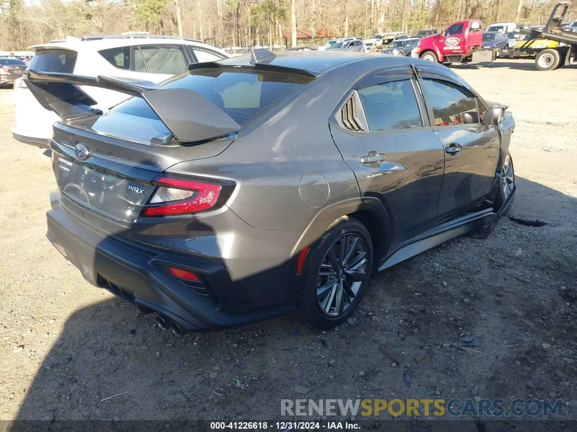4 fotografías del automóvil dañado JF1VBAB65N8018712 SUBARU WRX 2022