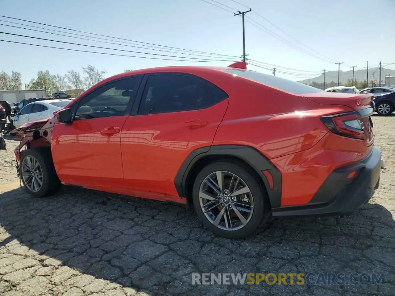2 fotografías del automóvil dañado JF1VBAB69N8014825 SUBARU WRX 2022
