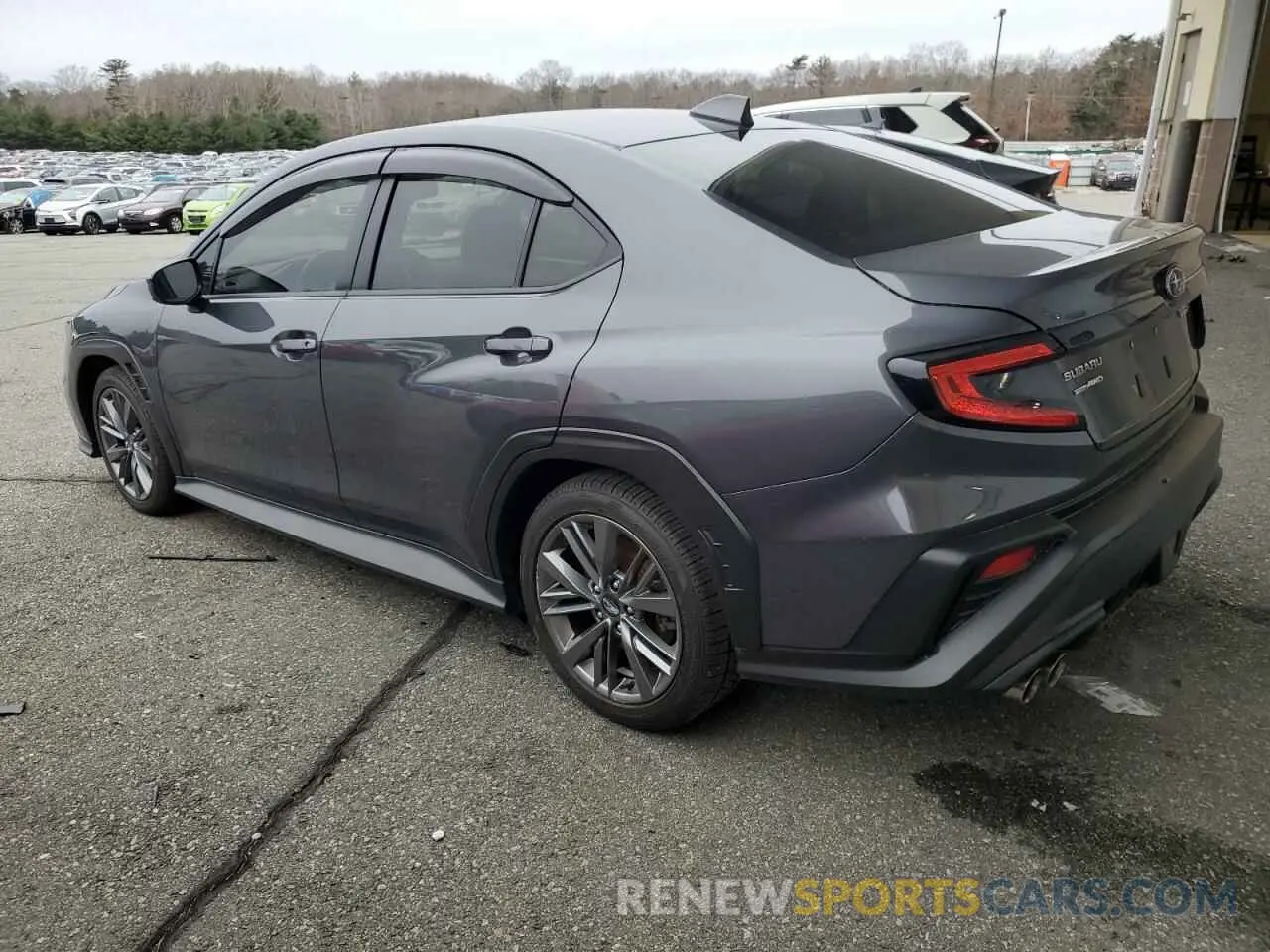 2 fotografías del automóvil dañado JF1VBAB6XN8025199 SUBARU WRX 2022