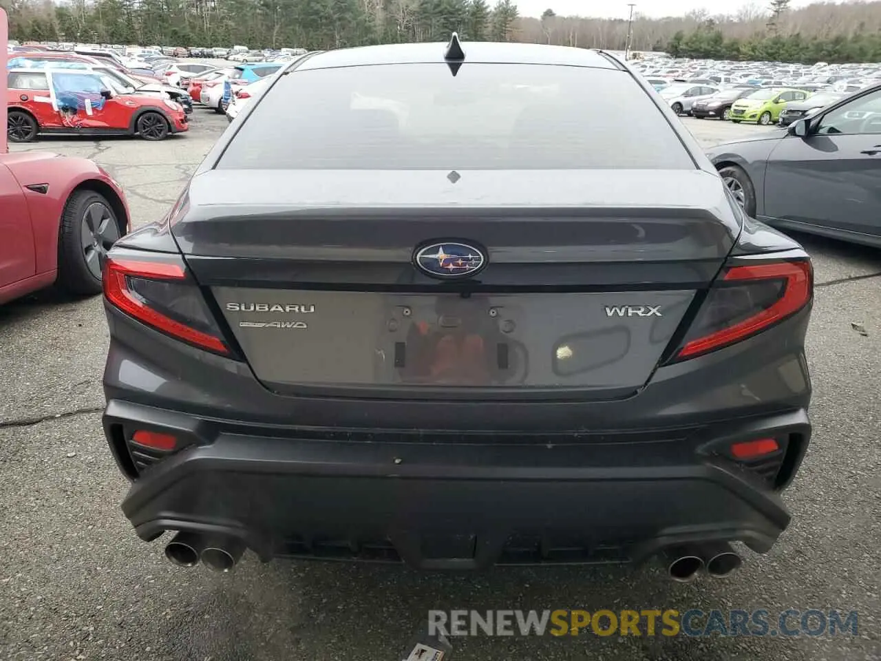 6 fotografías del automóvil dañado JF1VBAB6XN8025199 SUBARU WRX 2022