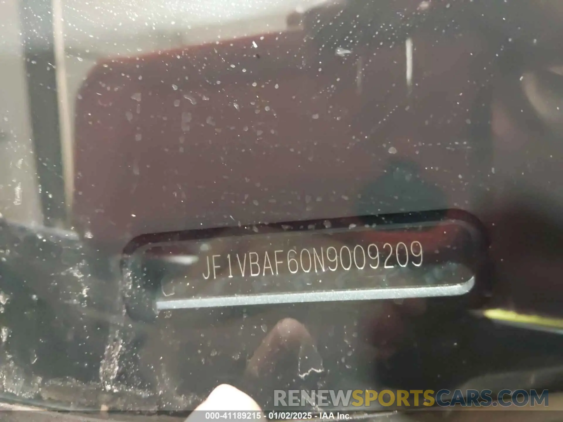 9 fotografías del automóvil dañado JF1VBAF60N9009209 SUBARU WRX 2022