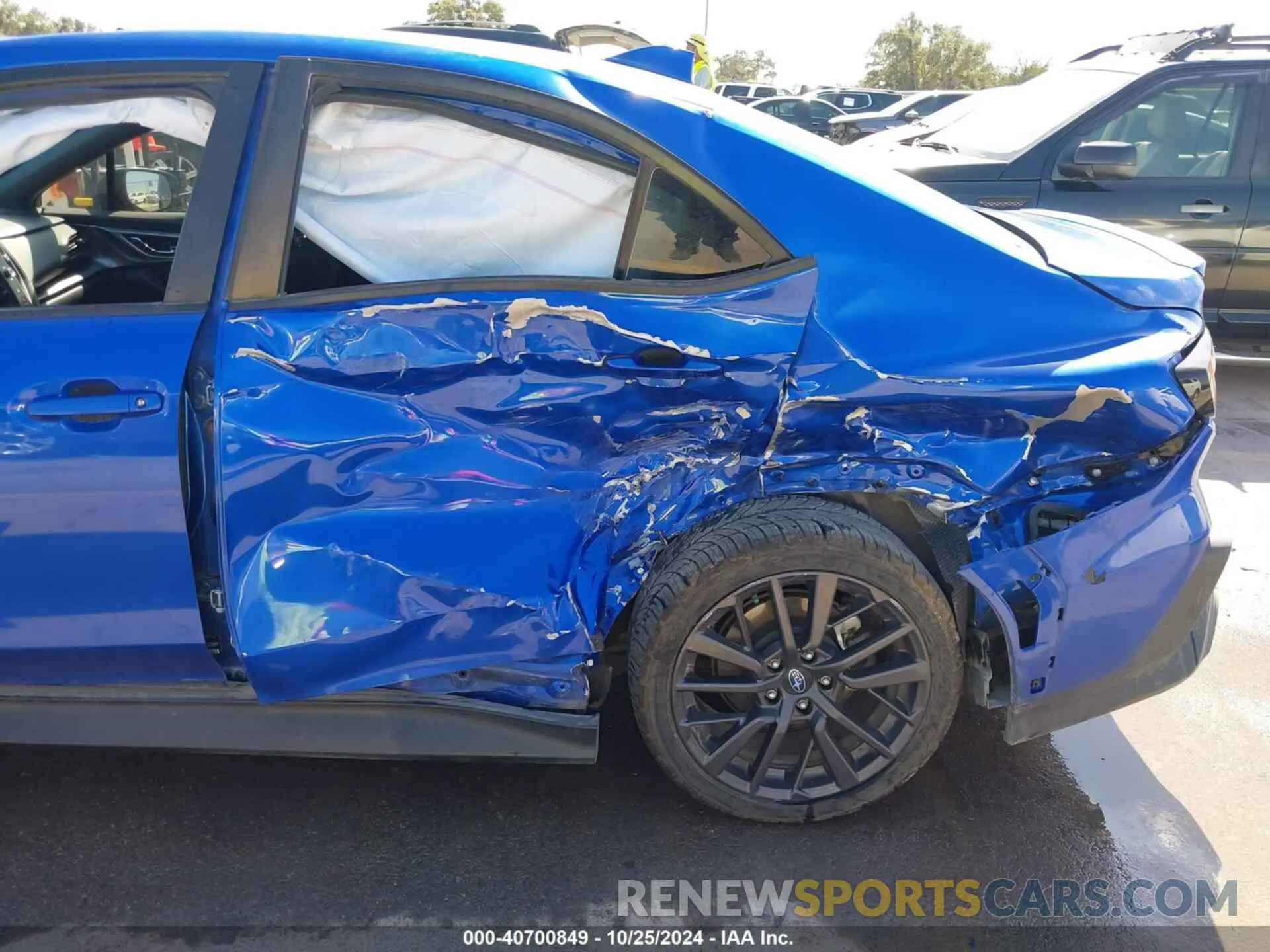 6 fotografías del automóvil dañado JF1VBAF61N9007775 SUBARU WRX 2022
