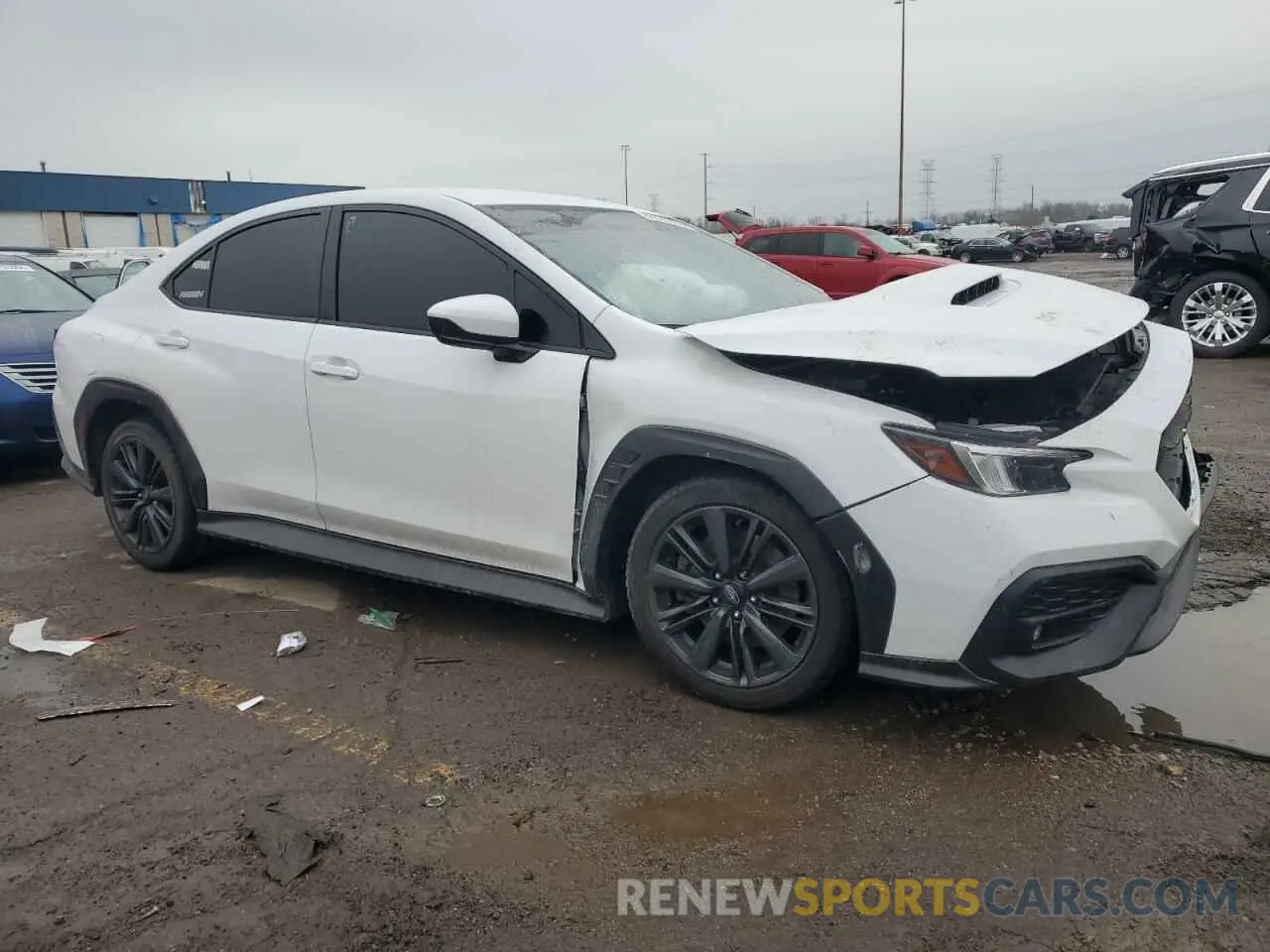 4 fotografías del automóvil dañado JF1VBAF62N9027291 SUBARU WRX 2022
