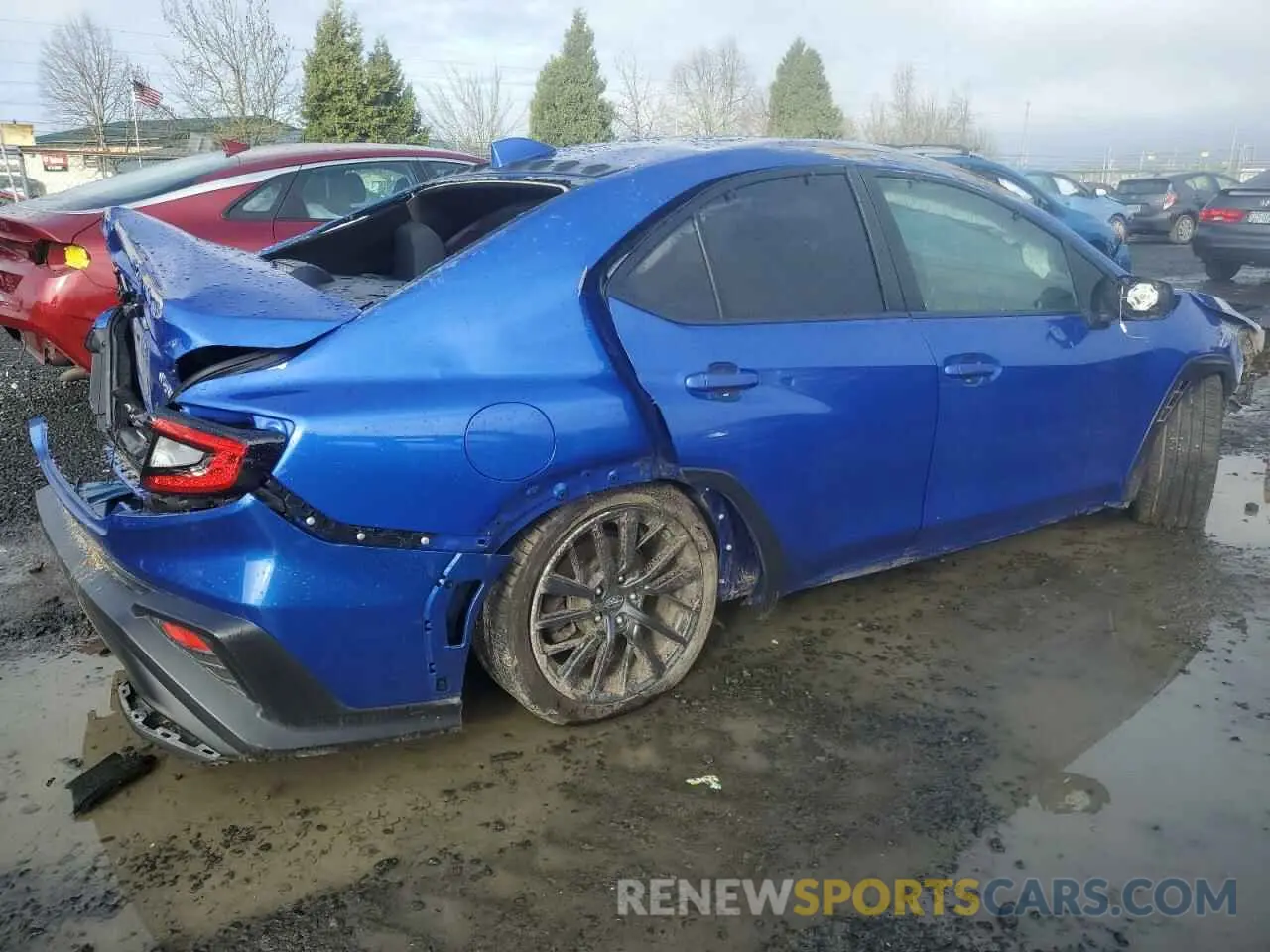 3 fotografías del automóvil dañado JF1VBAF64N9011707 SUBARU WRX 2022