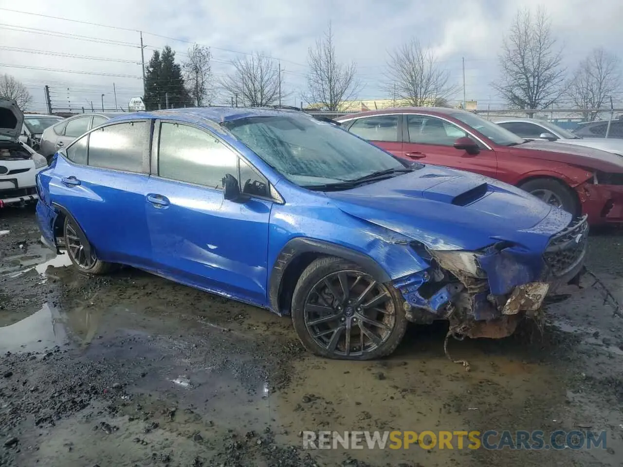 4 fotografías del automóvil dañado JF1VBAF64N9011707 SUBARU WRX 2022
