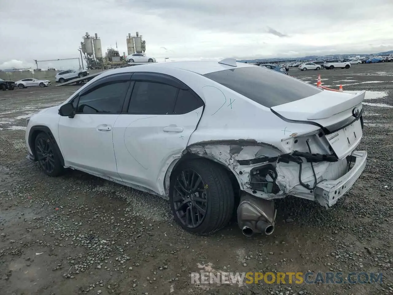 2 fotografías del automóvil dañado JF1VBAF64N9027177 SUBARU WRX 2022