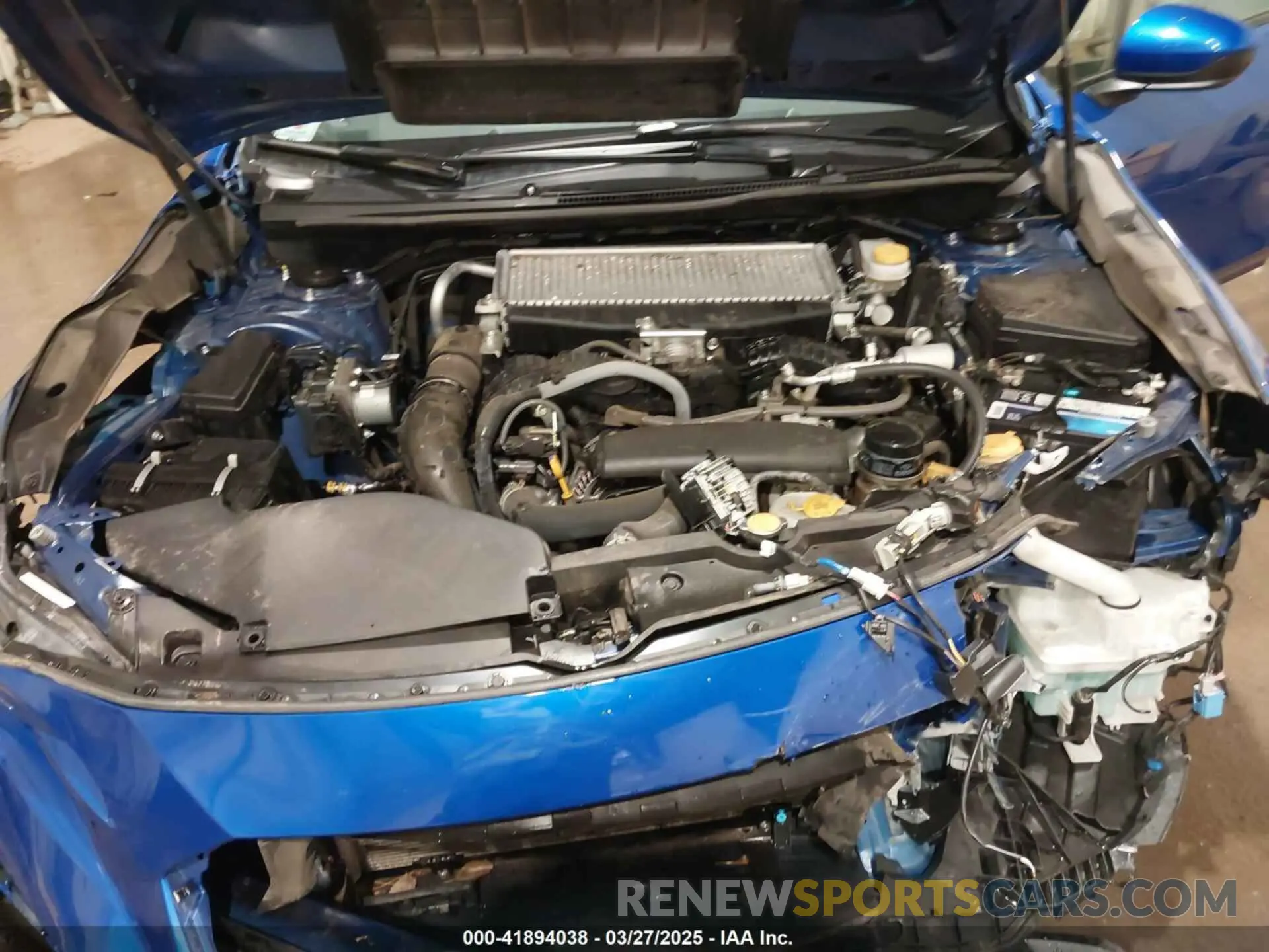 10 fotografías del automóvil dañado JF1VBAF64N9033125 SUBARU WRX 2022