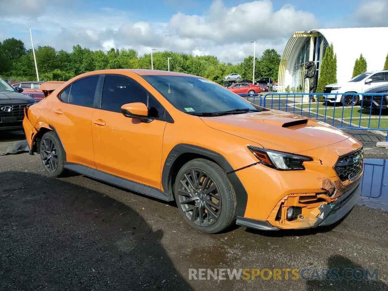4 fotografías del automóvil dañado JF1VBAF65N9013756 SUBARU WRX 2022