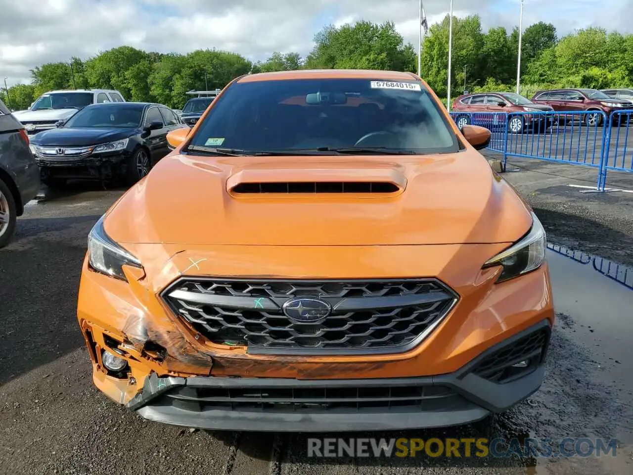 5 fotografías del automóvil dañado JF1VBAF65N9013756 SUBARU WRX 2022