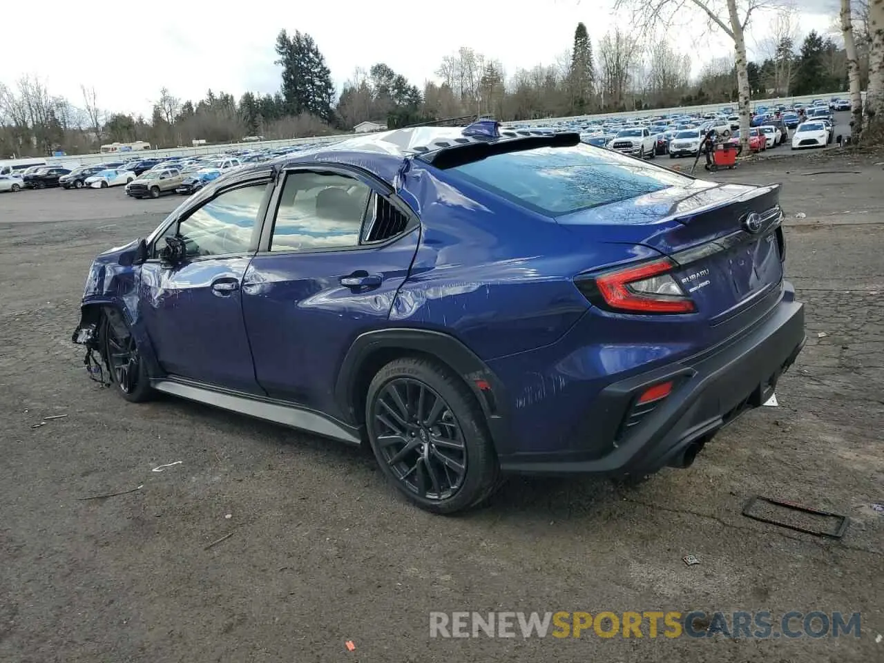 2 fotografías del automóvil dañado JF1VBAF65N9033019 SUBARU WRX 2022