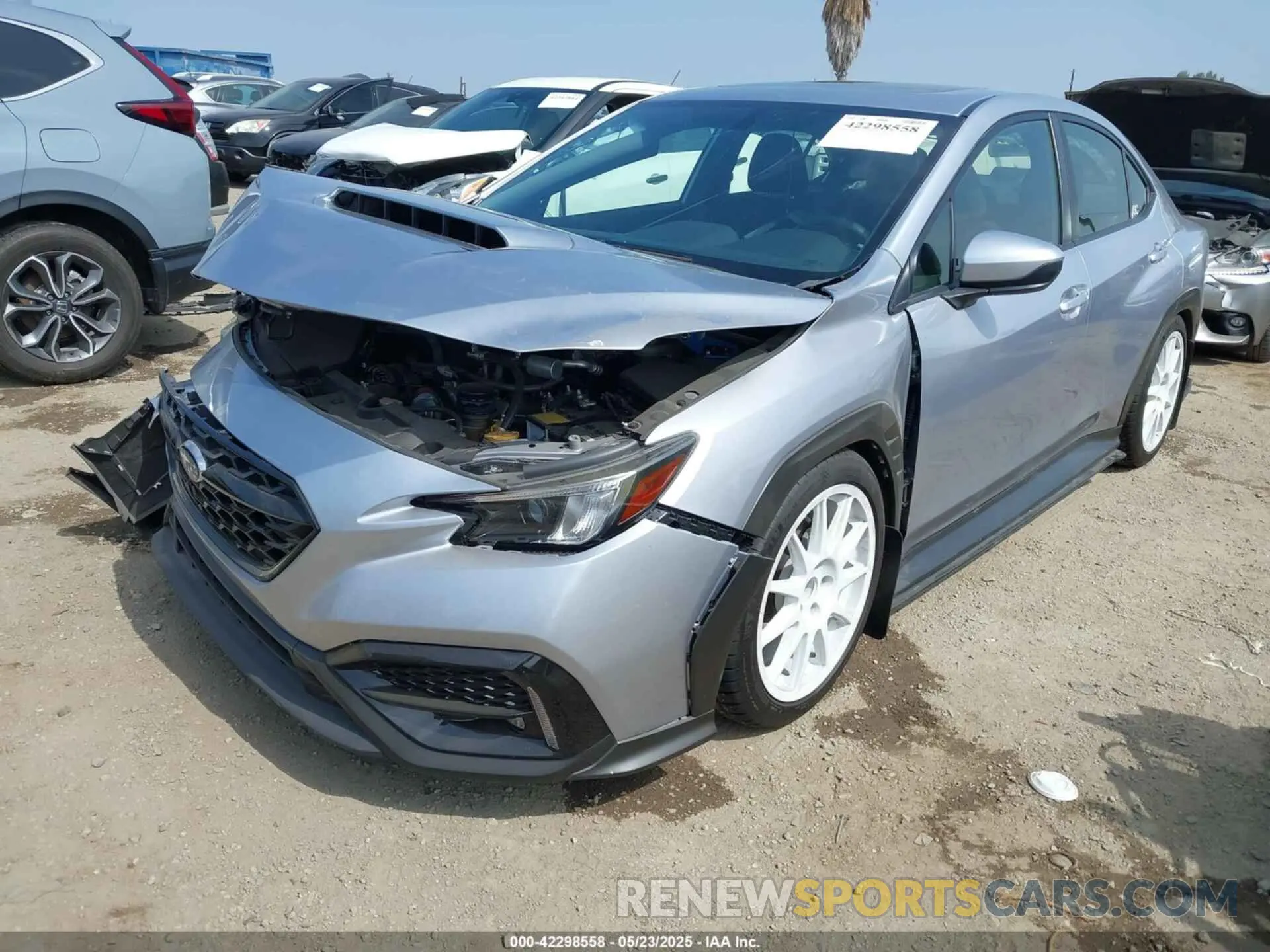 2 fotografías del automóvil dañado JF1VBAF66N9031229 SUBARU WRX 2022