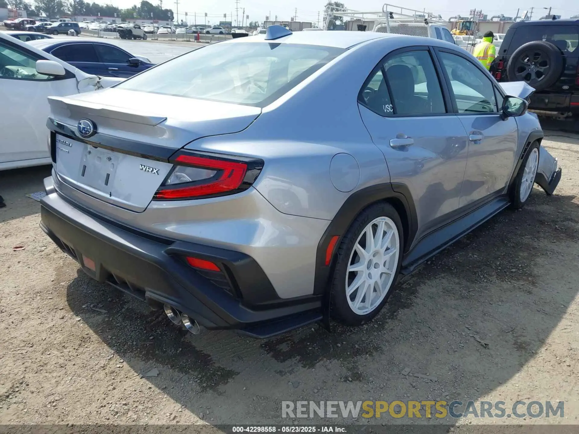 4 fotografías del automóvil dañado JF1VBAF66N9031229 SUBARU WRX 2022